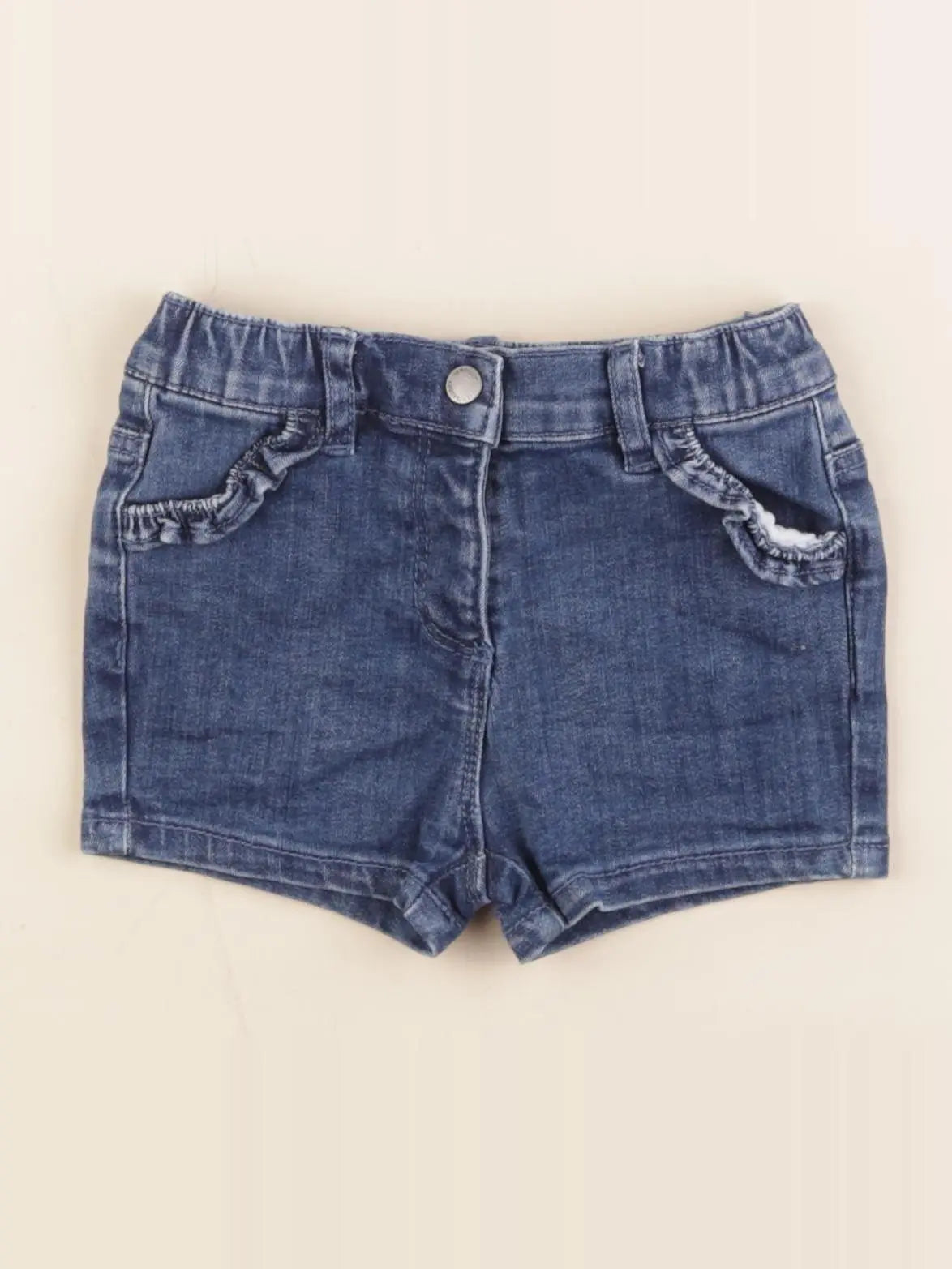 Vertbaudet - short bleu - 12 mois