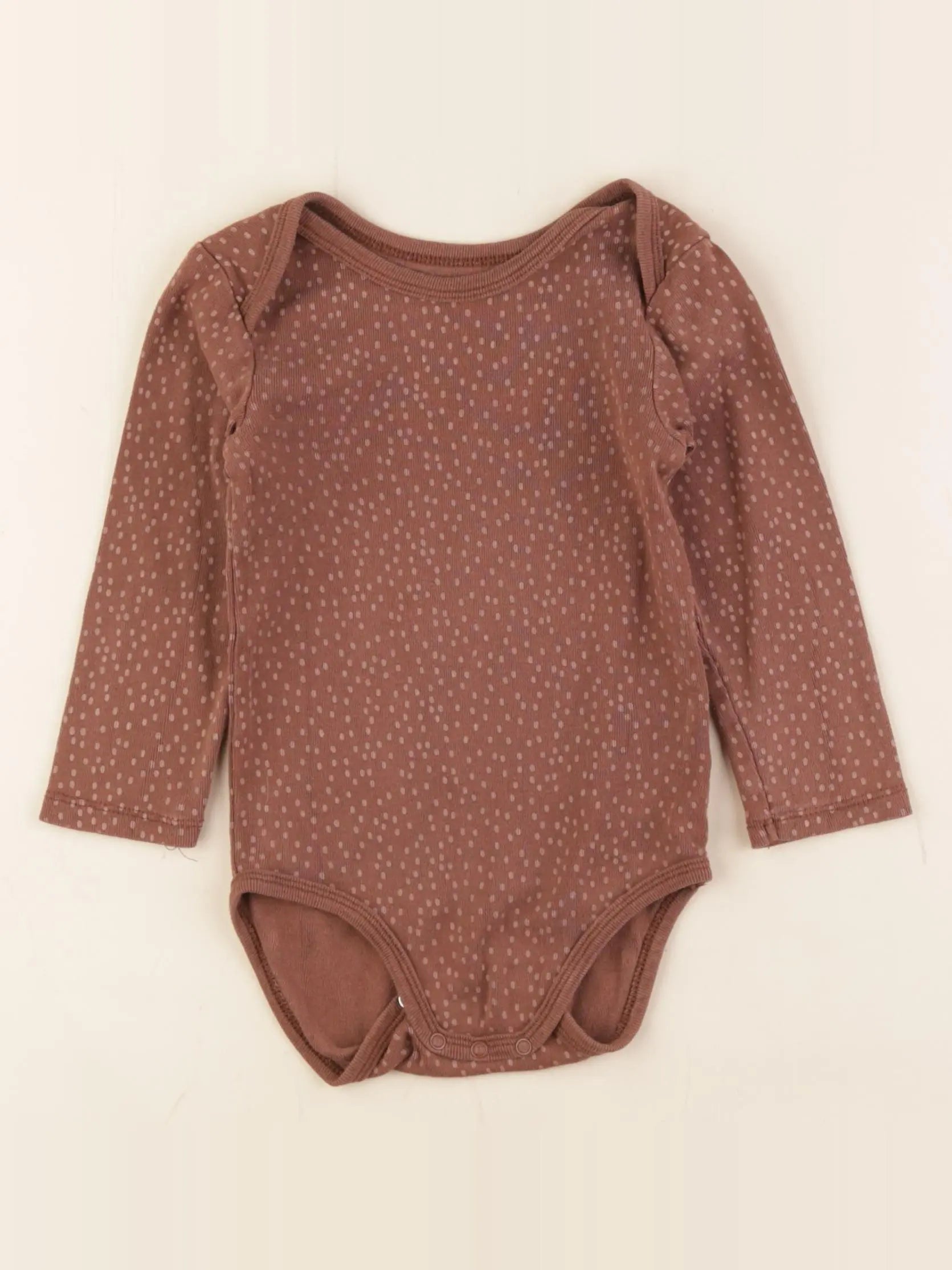 La Redoute - body marron - 2 ans