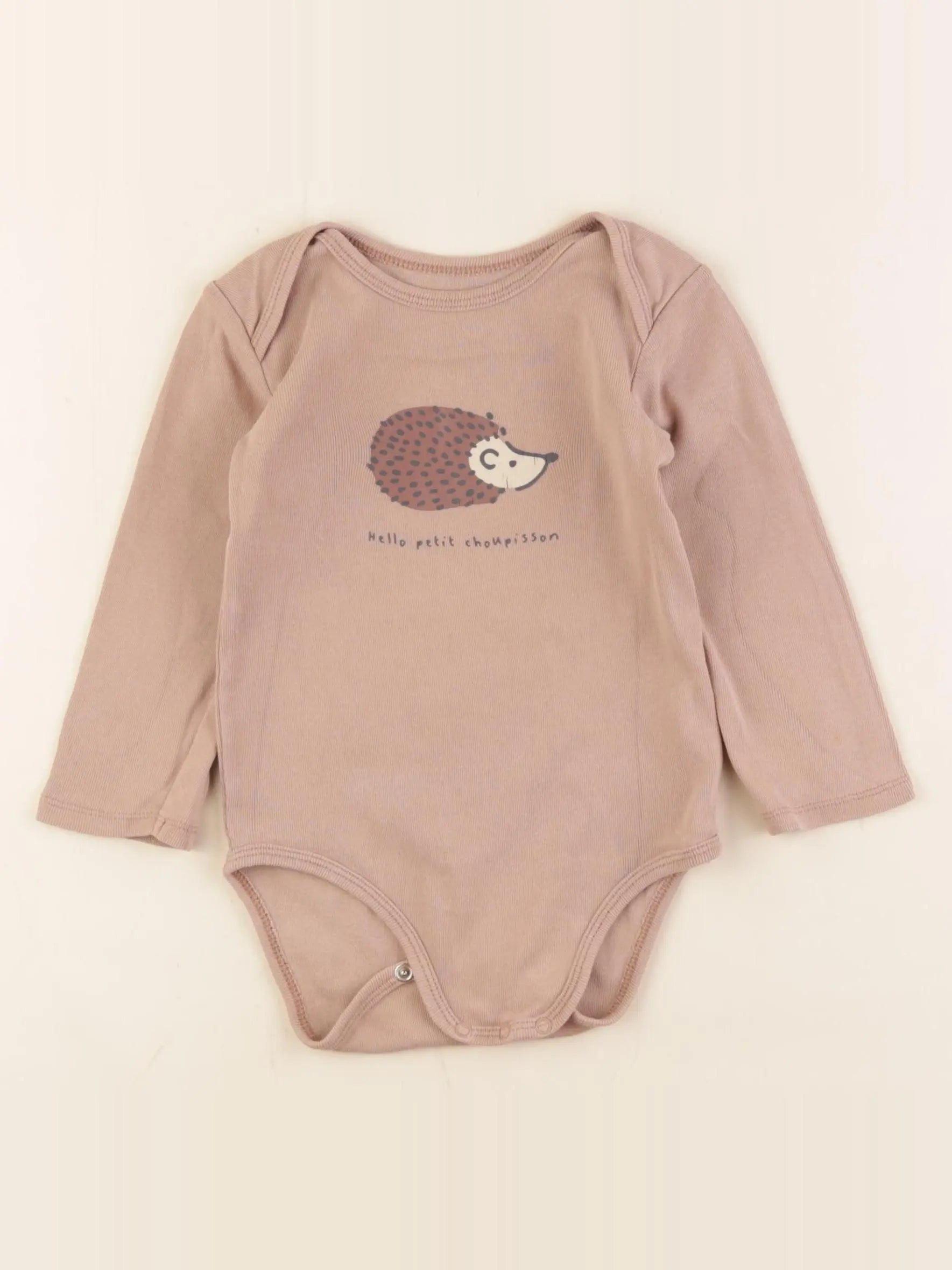 La Redoute - body marron - 2 ans
