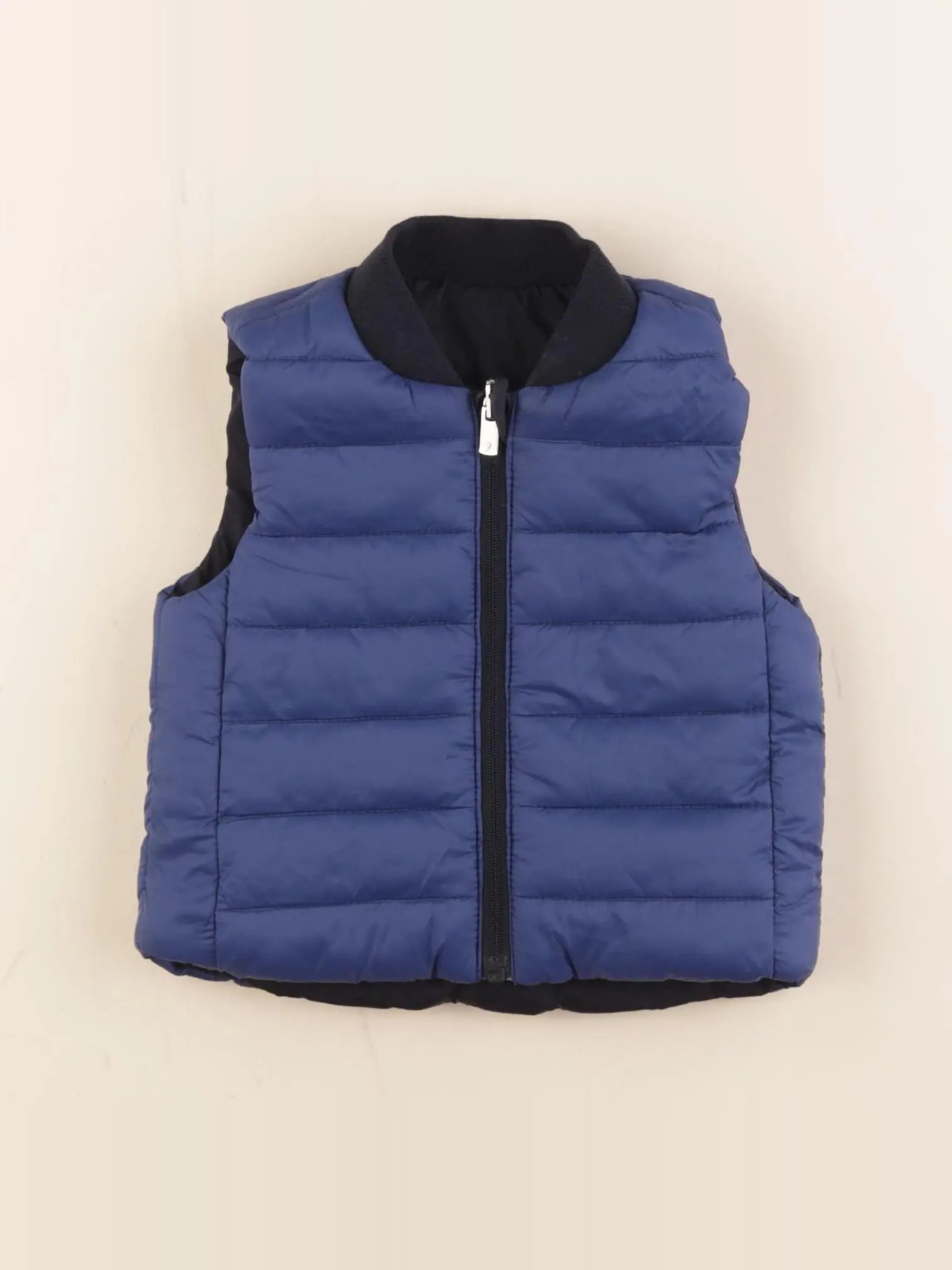 Jacadi - doudoune réversible bleu - 6 mois