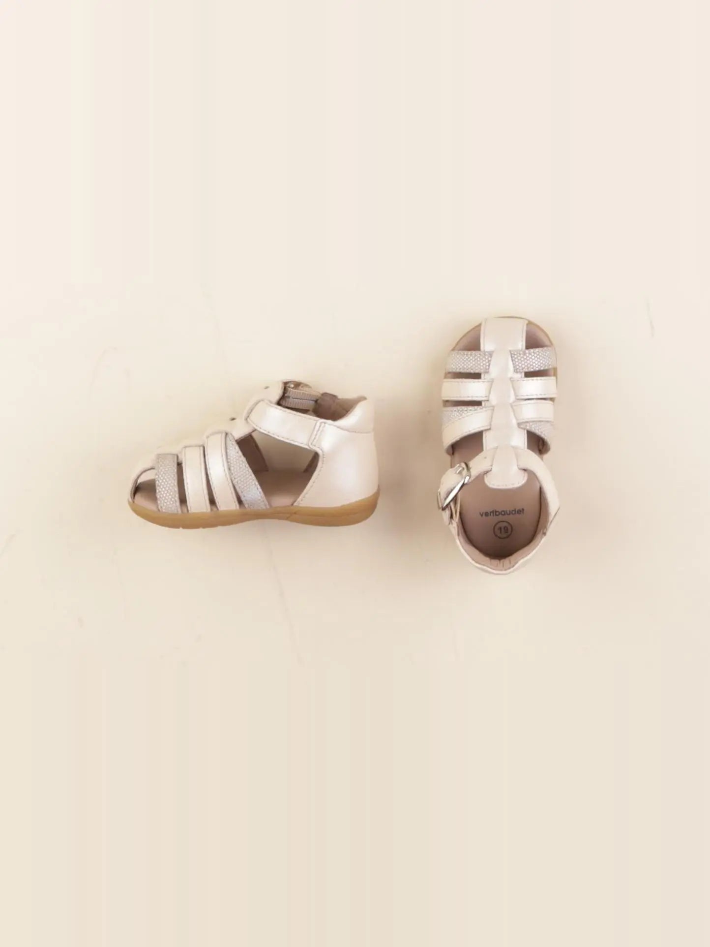 Vertbaudet - derbies rose - pointure 19