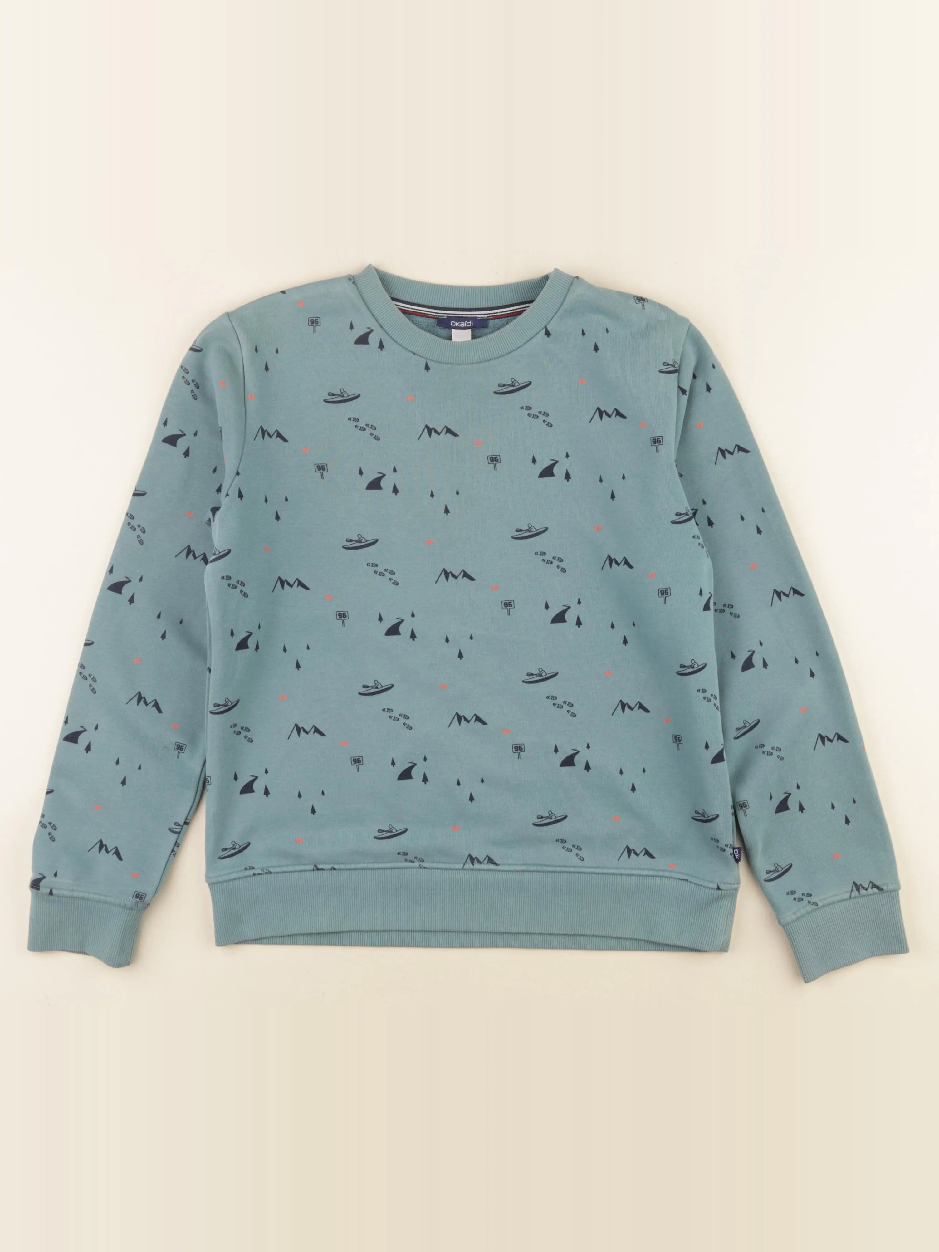 Okaidi - sweat bleu - 12 ans