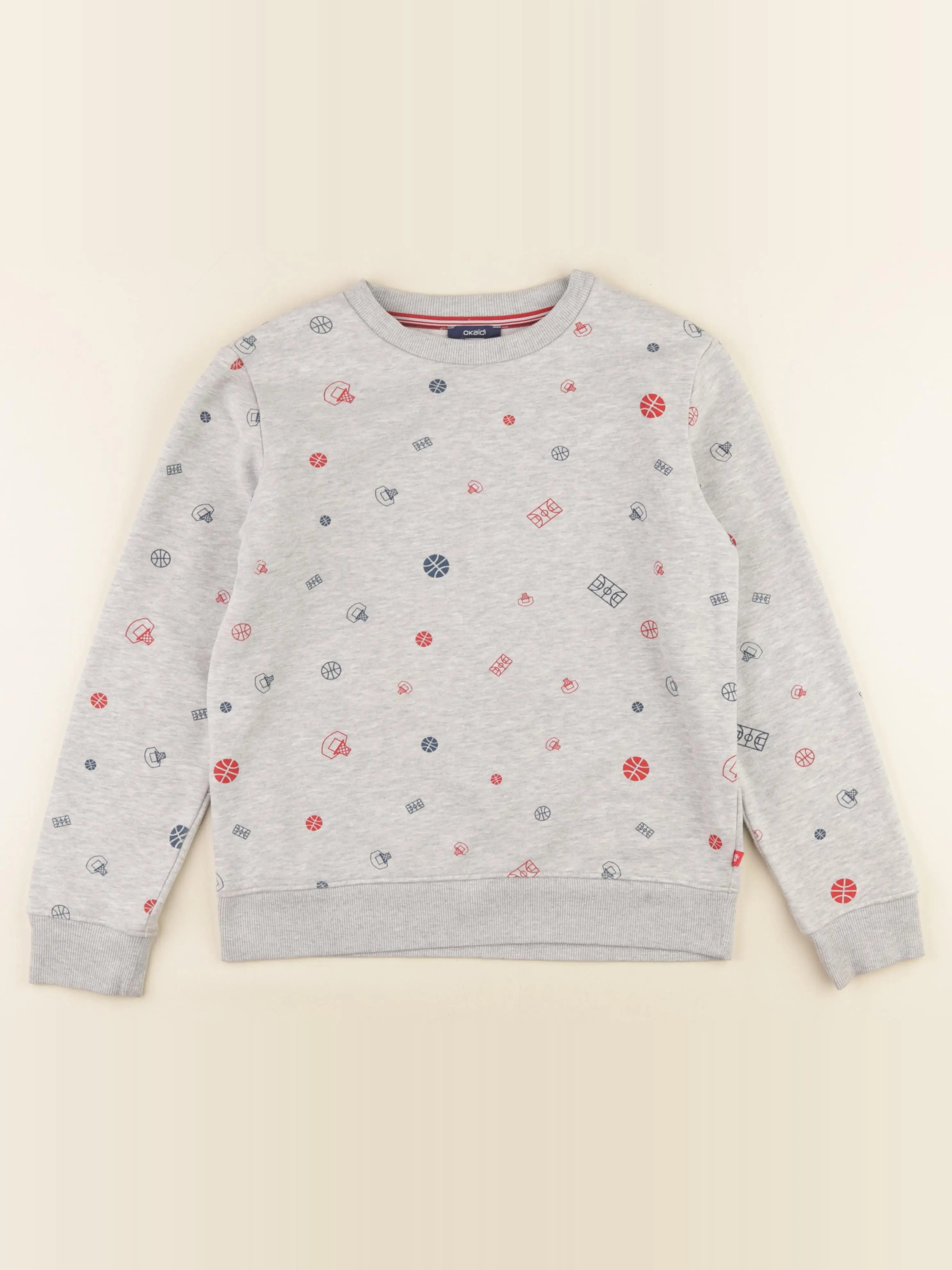 Okaidi - sweat gris - 12 ans