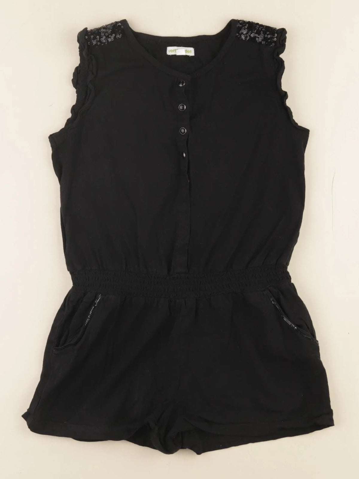 Vertbaudet - combinaison noir - 8 ans