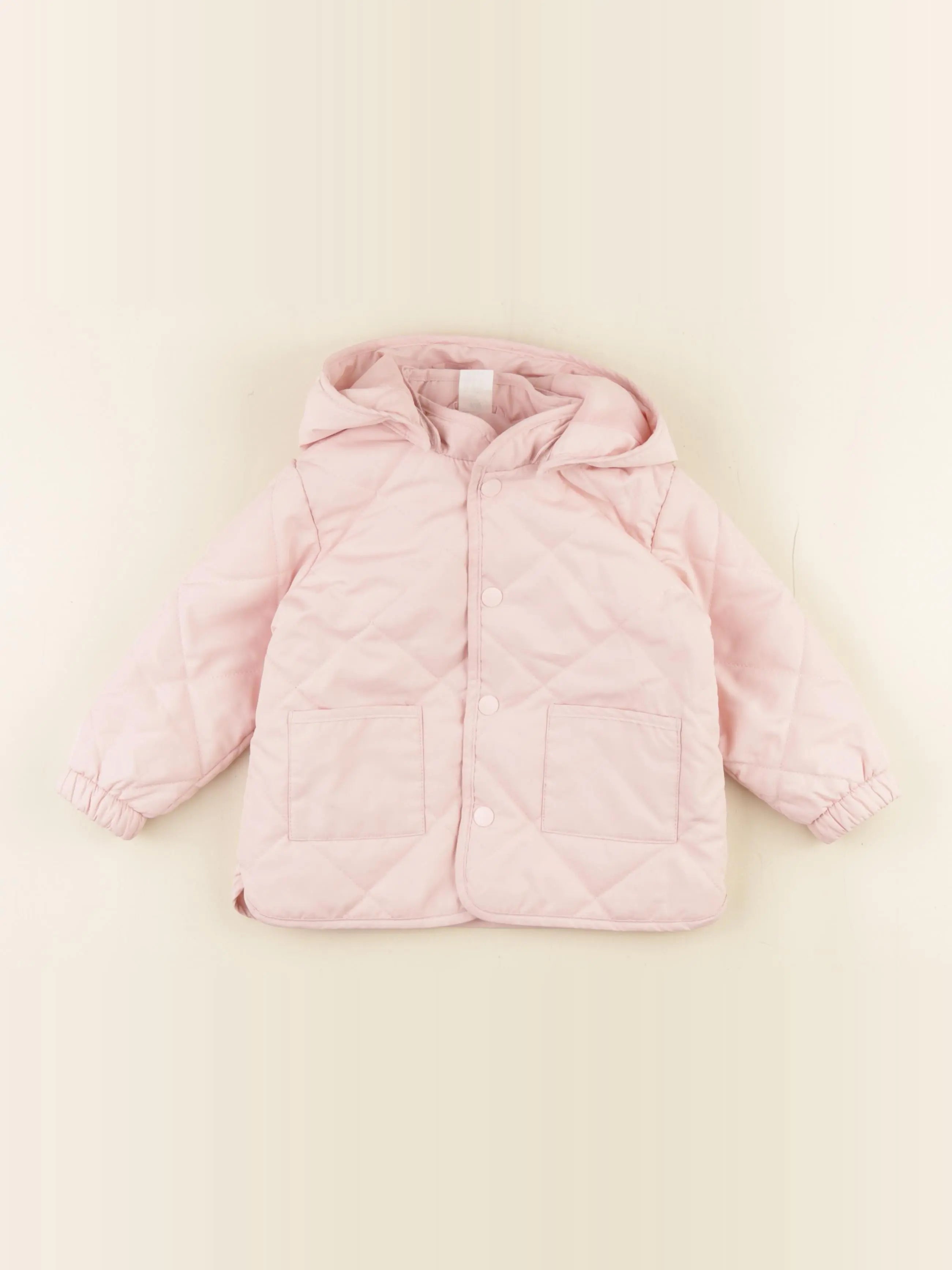 H&M - veste rose - 9/12 mois