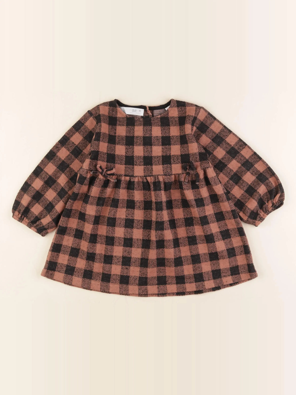 Zara - robe marron - 18/24 mois