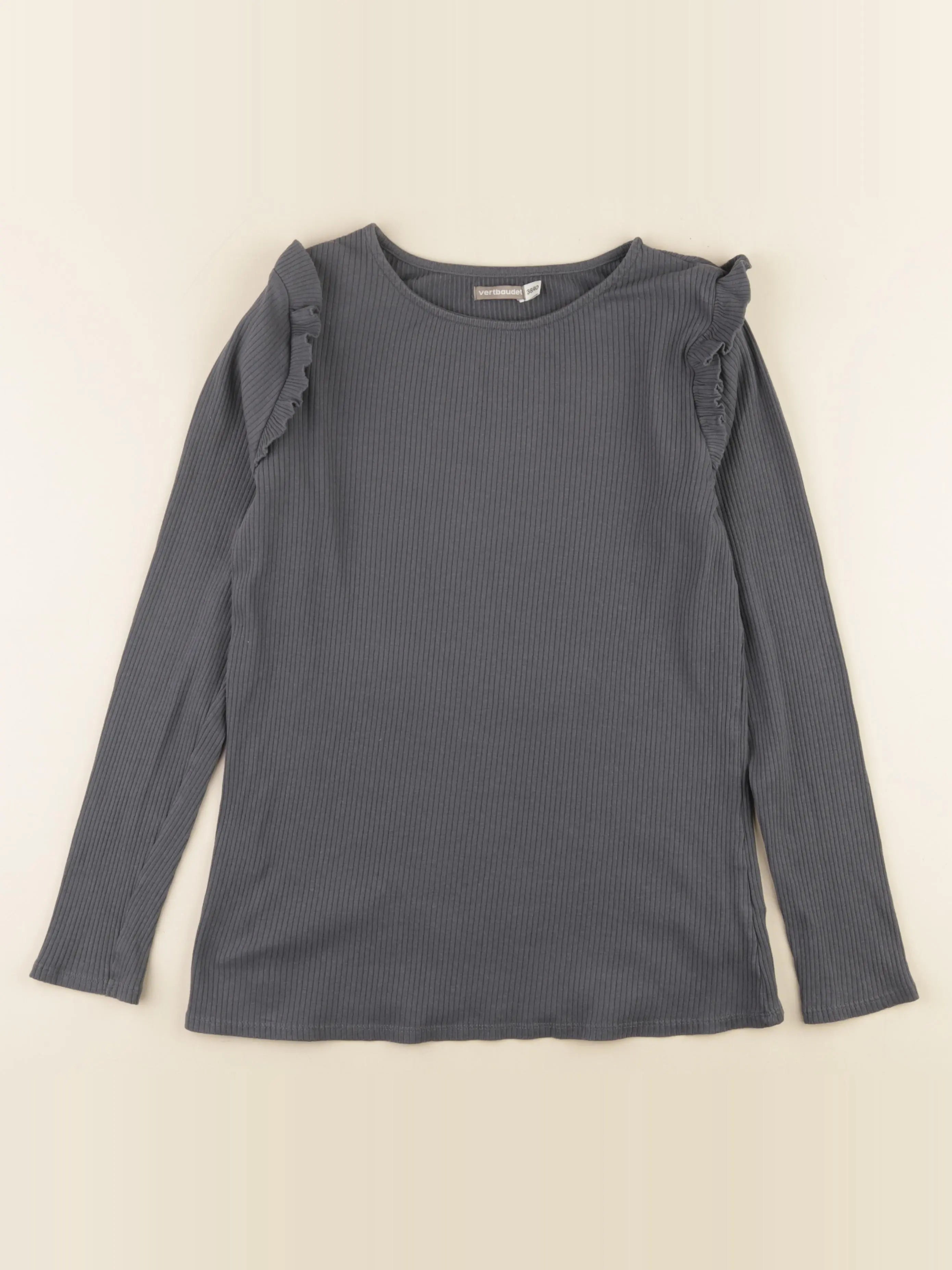 Vertbaudet - tee-shirt grossesse gris - 38 à 40