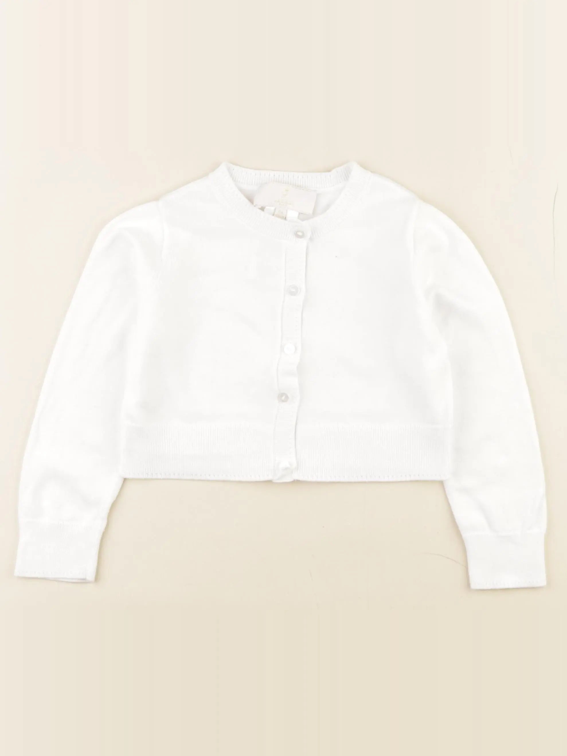 Jacadi - gilet blanc - 4 ans