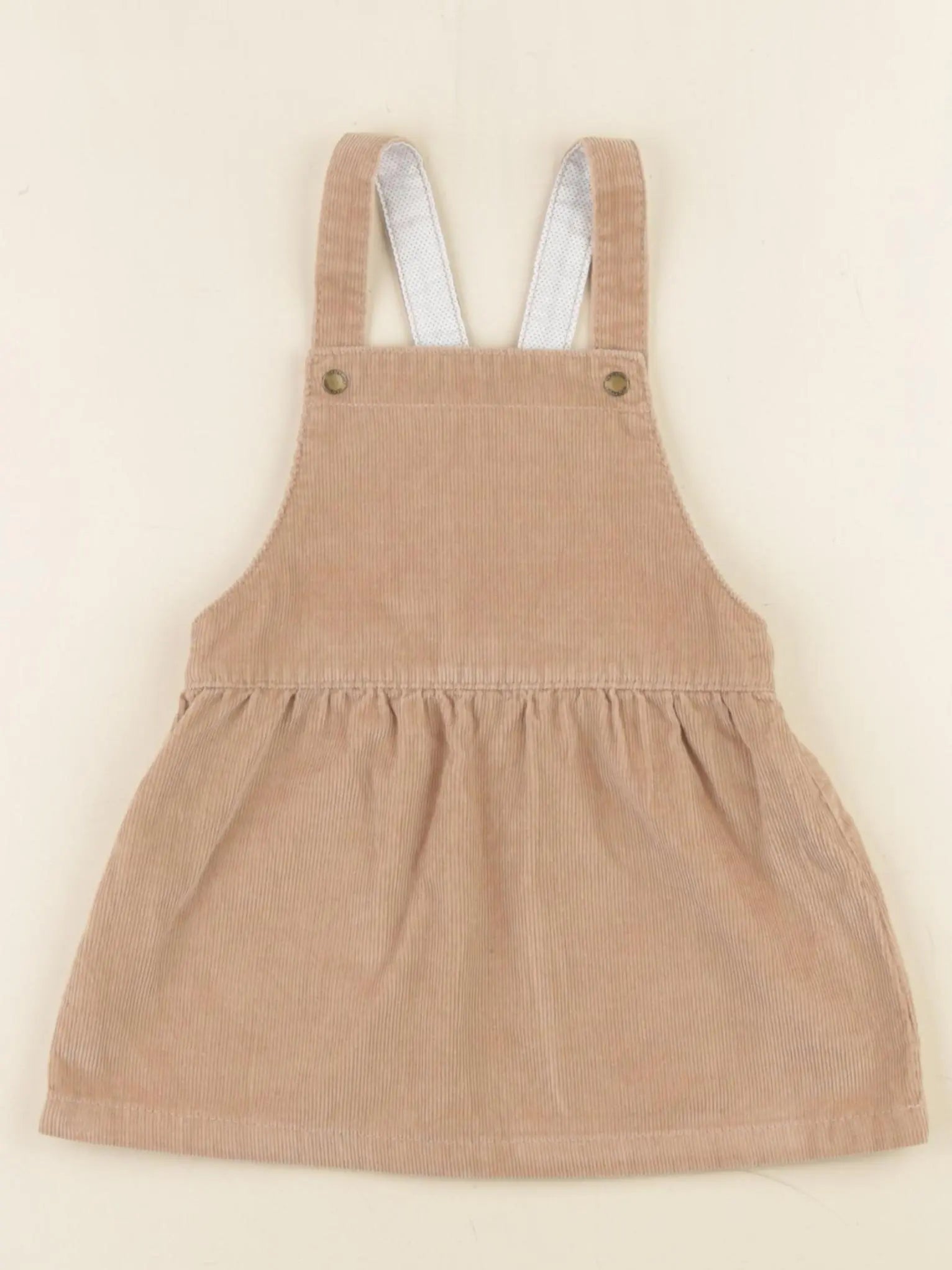 Vertbaudet - robe beige - 18 mois