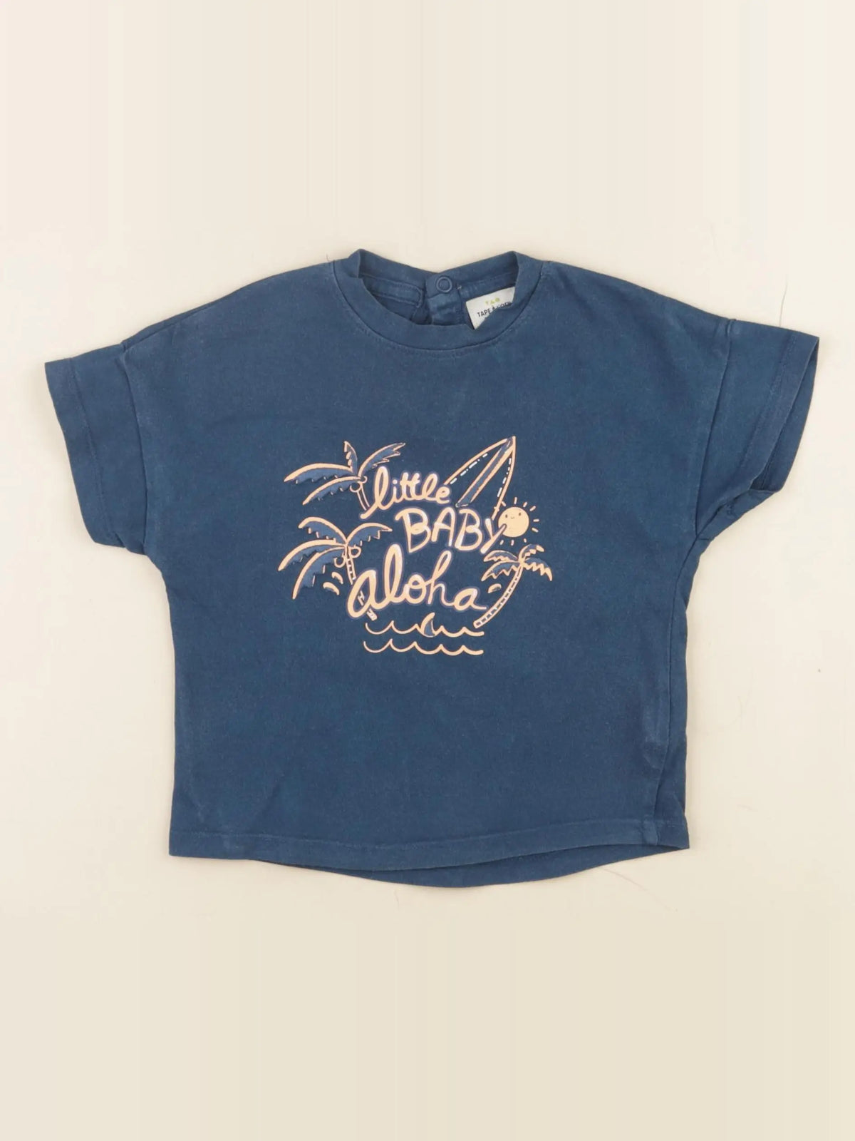 Tape à l'oeil - tee-shirt bleu - 24 mois