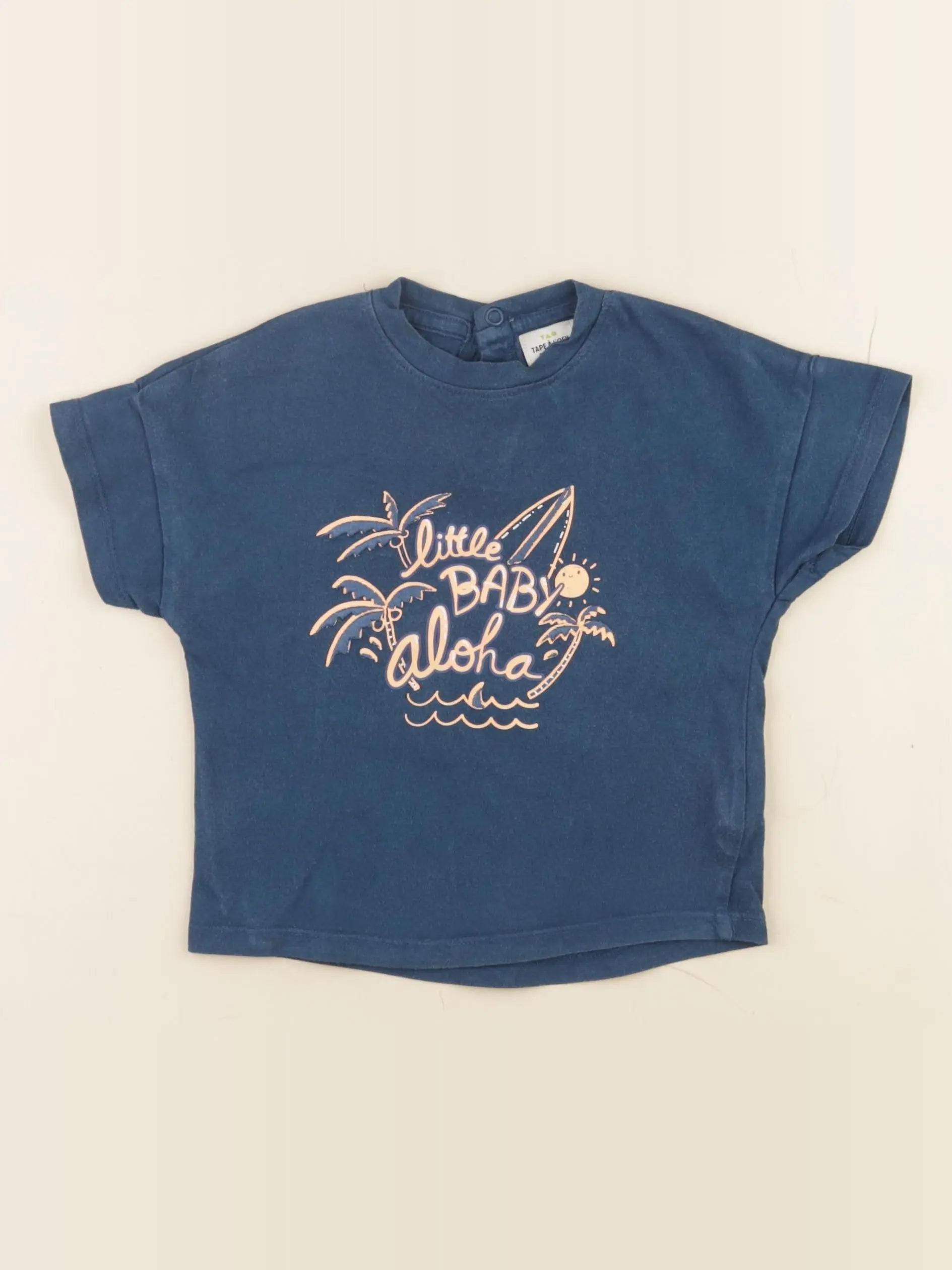 Tape à l'oeil - tee-shirt bleu - 24 mois