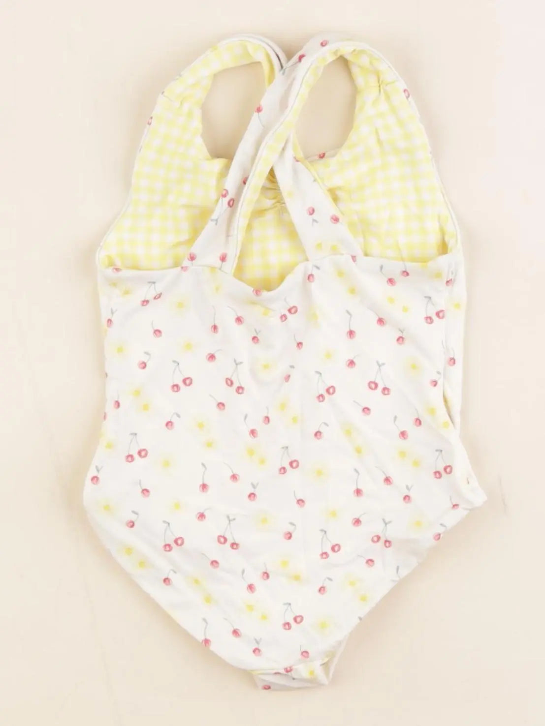 Vertbaudet - maillot de bain jaune - 12 mois