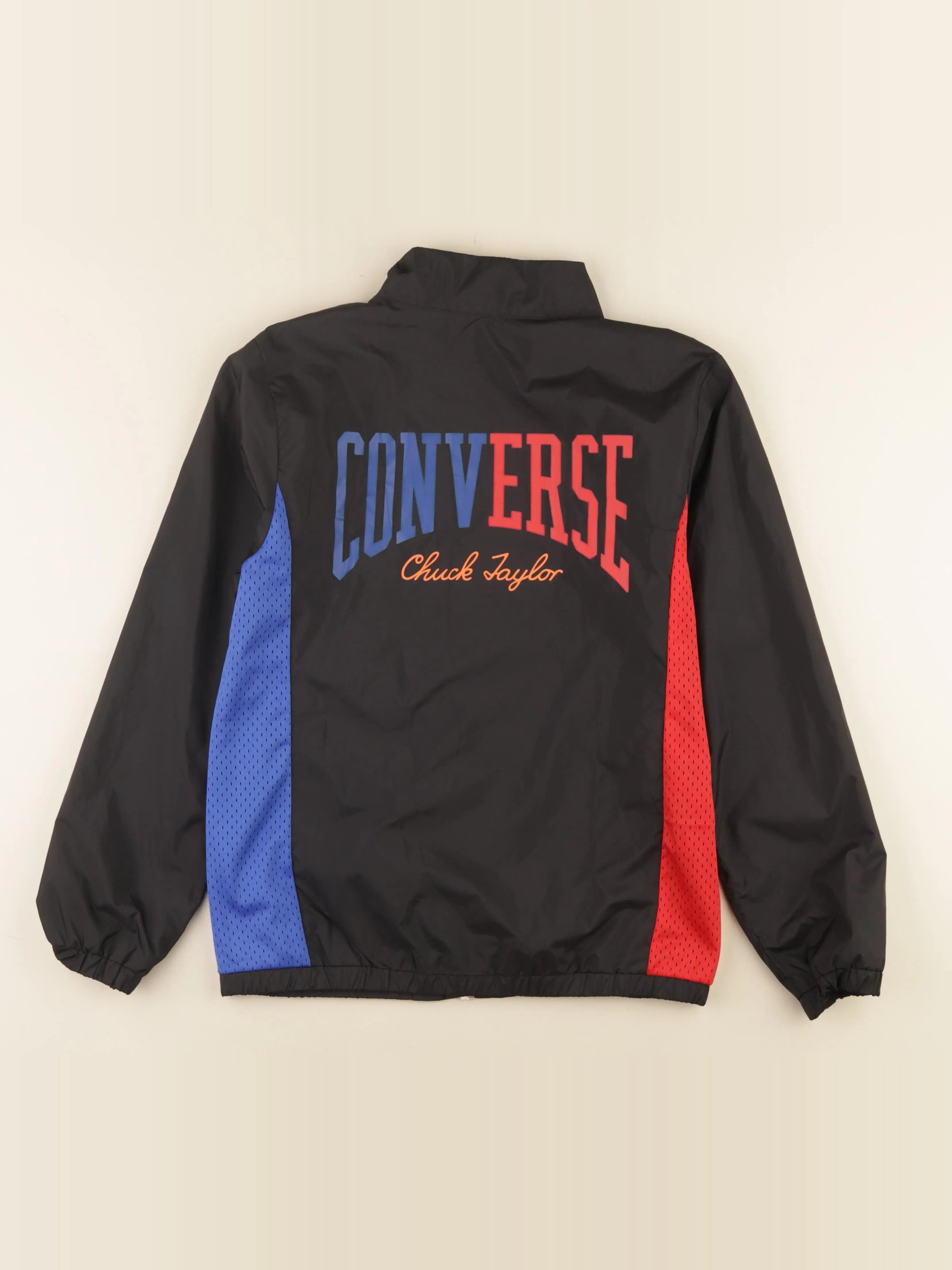 Converse - coupe-vent imprimé au dos noir - 12/13 ans