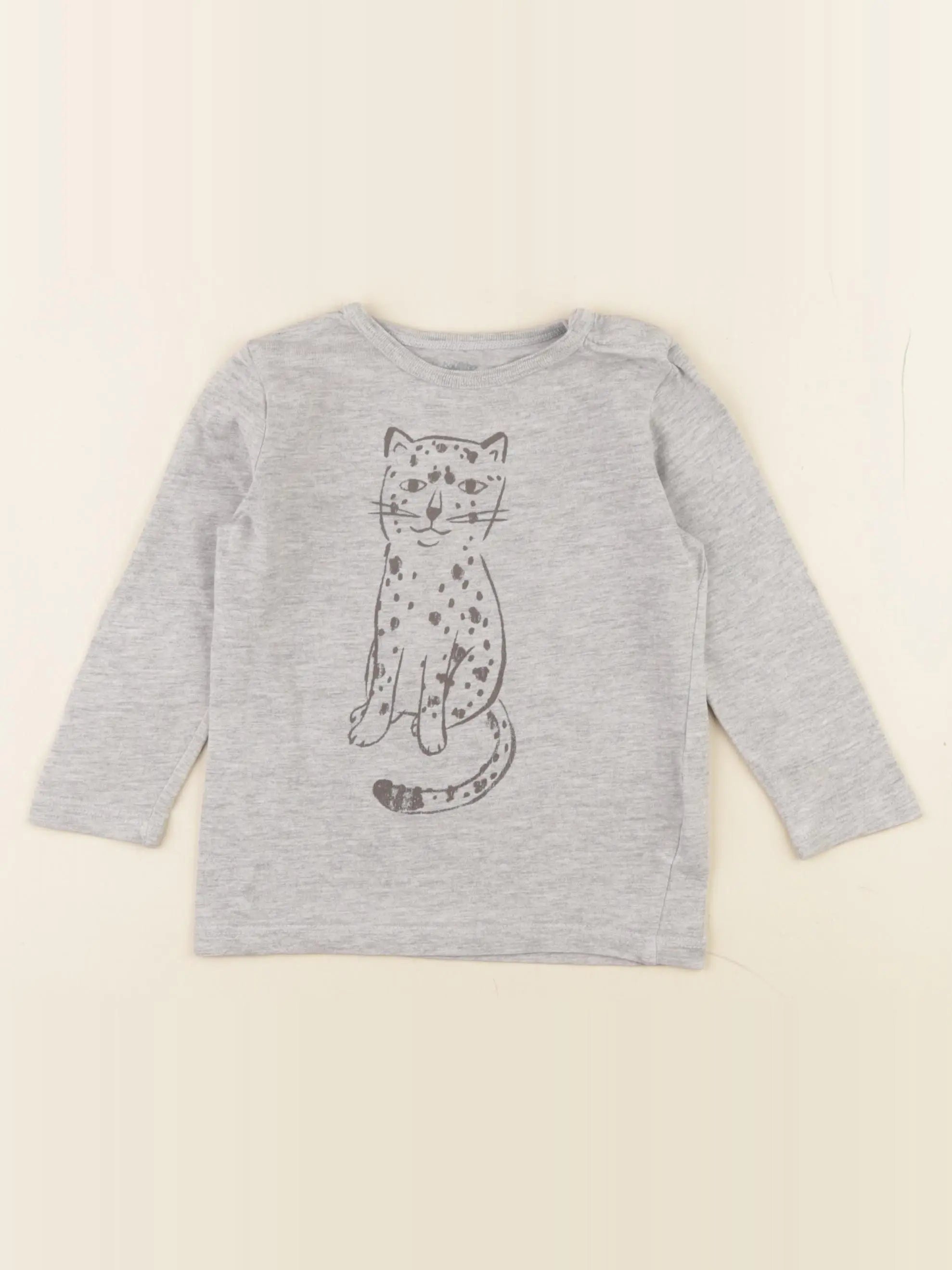 Boutchou - tee-shirt gris - 18 mois