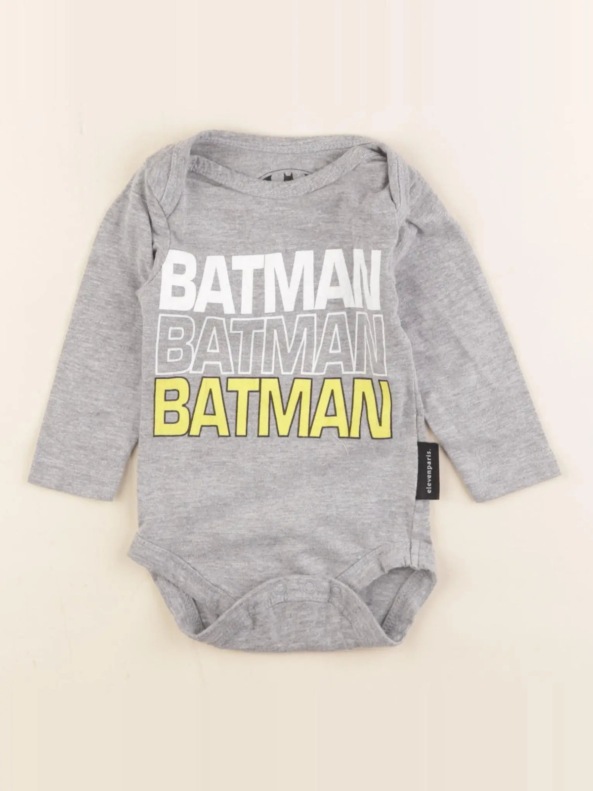 Little Eleven Paris - body gris - 6 mois
