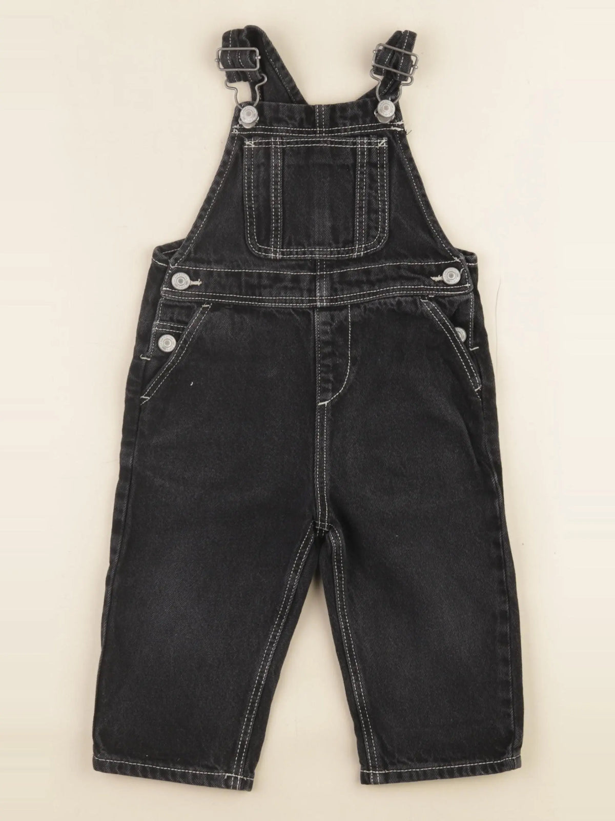 Zara - salopette noir - 9/12 mois