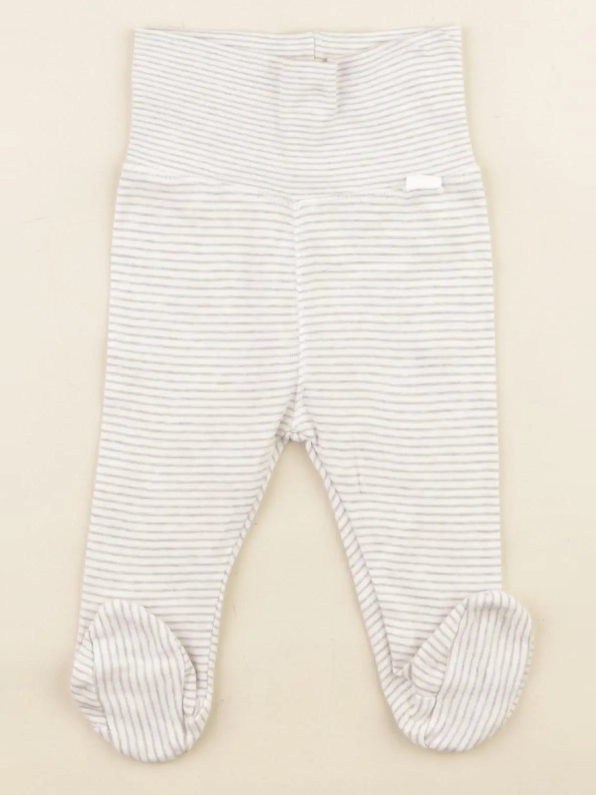 H&M - legging beige - 1/2 mois