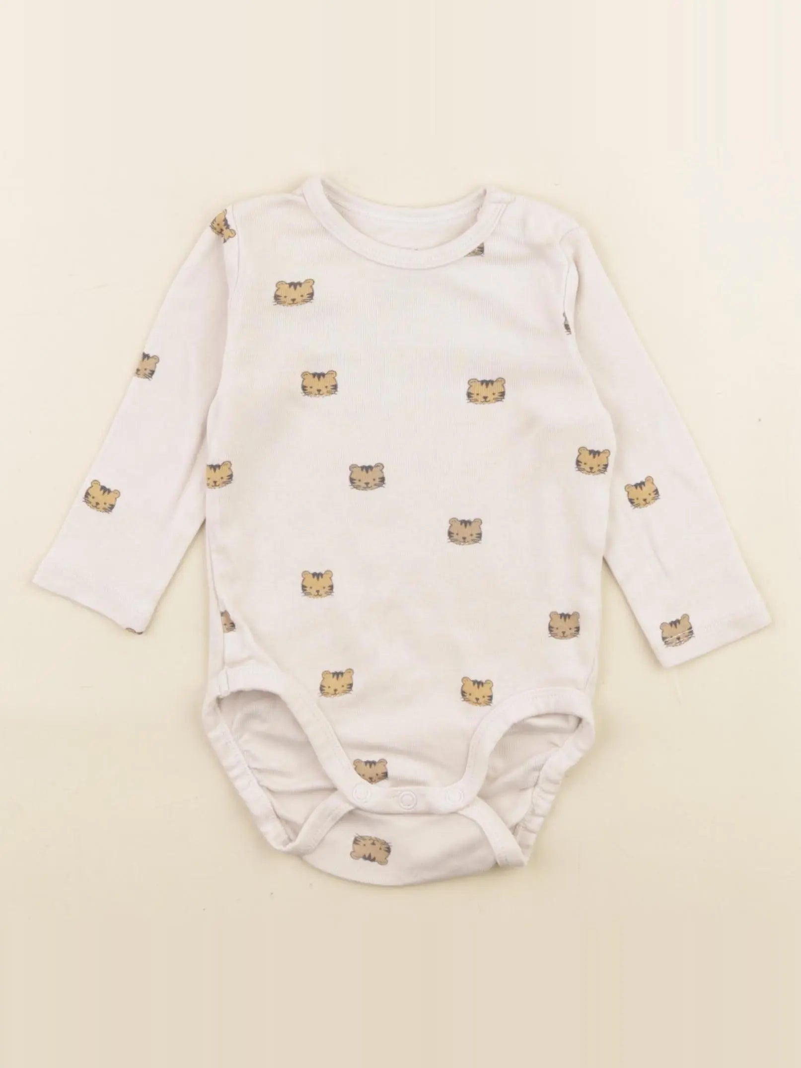 H&M - body beige - 2/4 mois