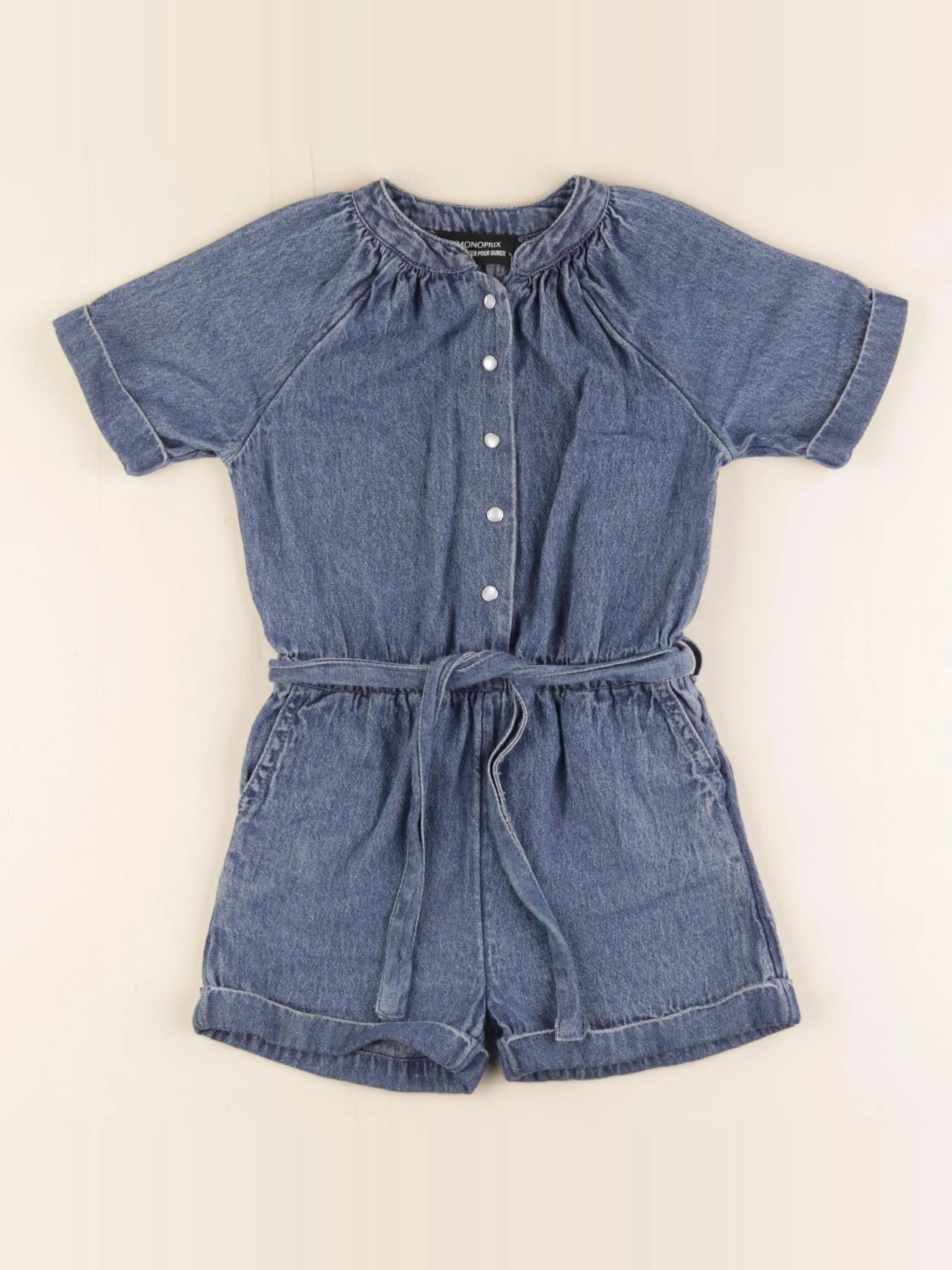 Monoprix - combinaison bleu - 4 ans