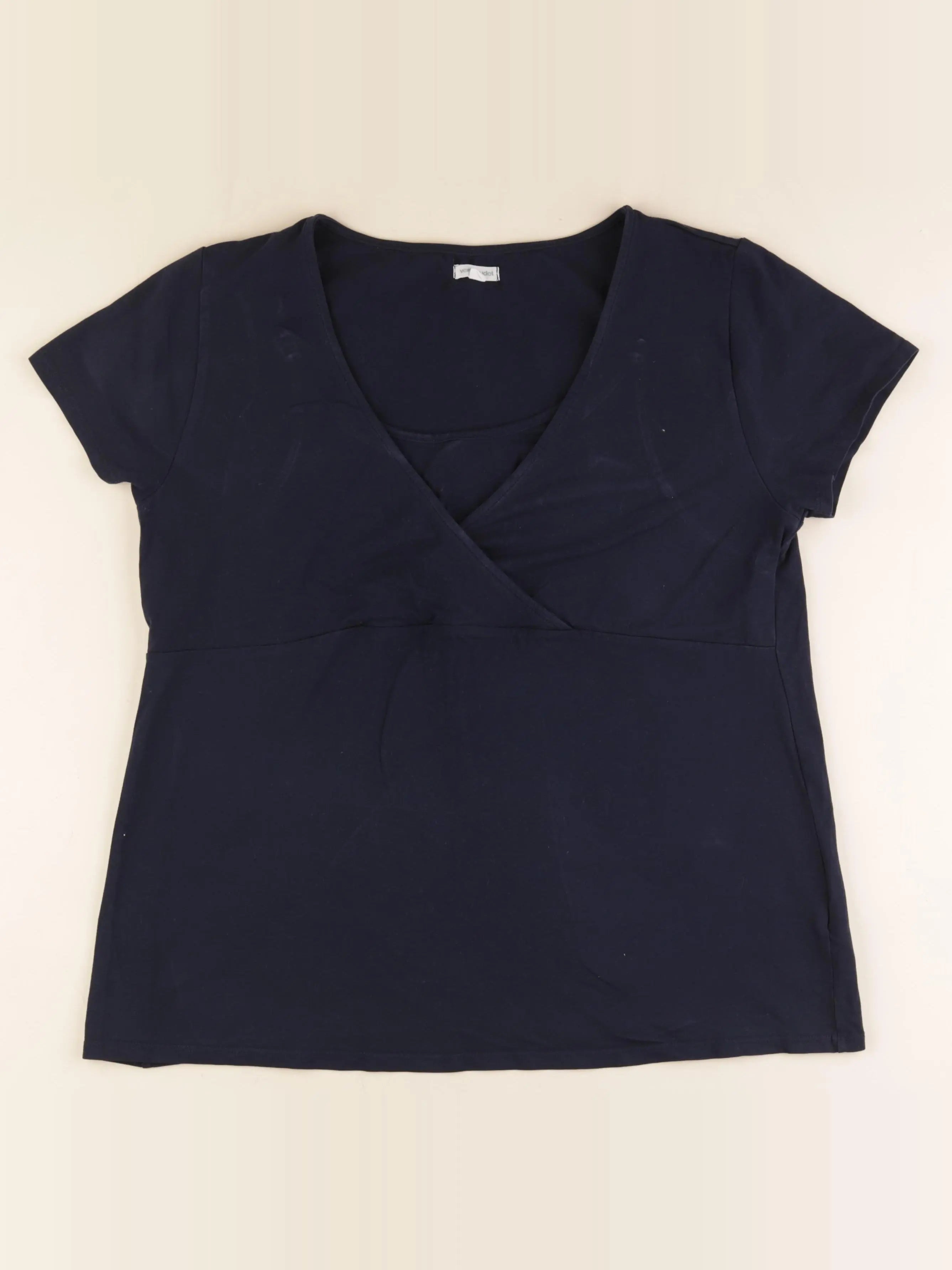 Vertbaudet - tee-shirt allaitement, grossesse bleu - 46 à 48