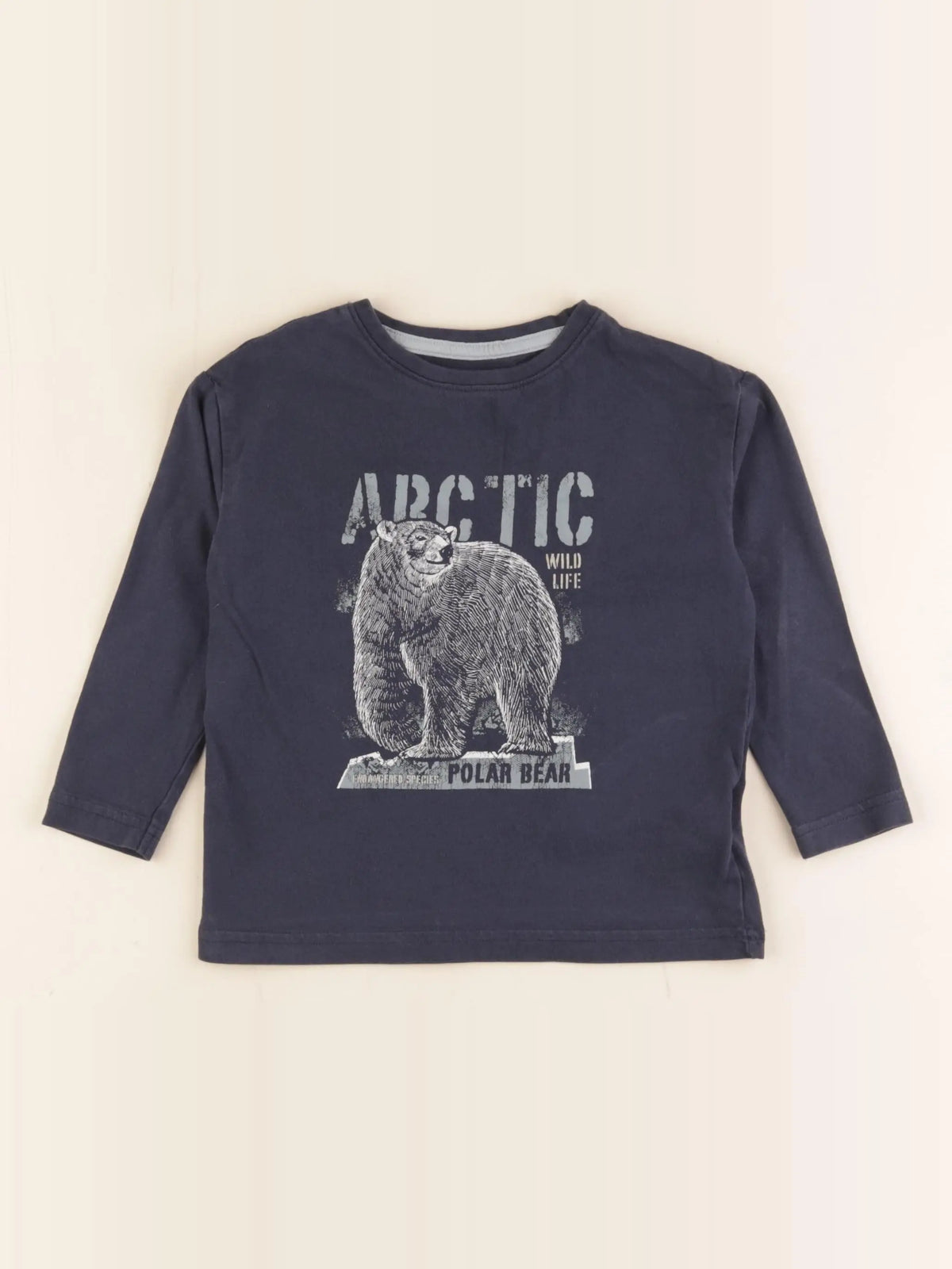 Vertbaudet - tee-shirt bleu - 3 ans