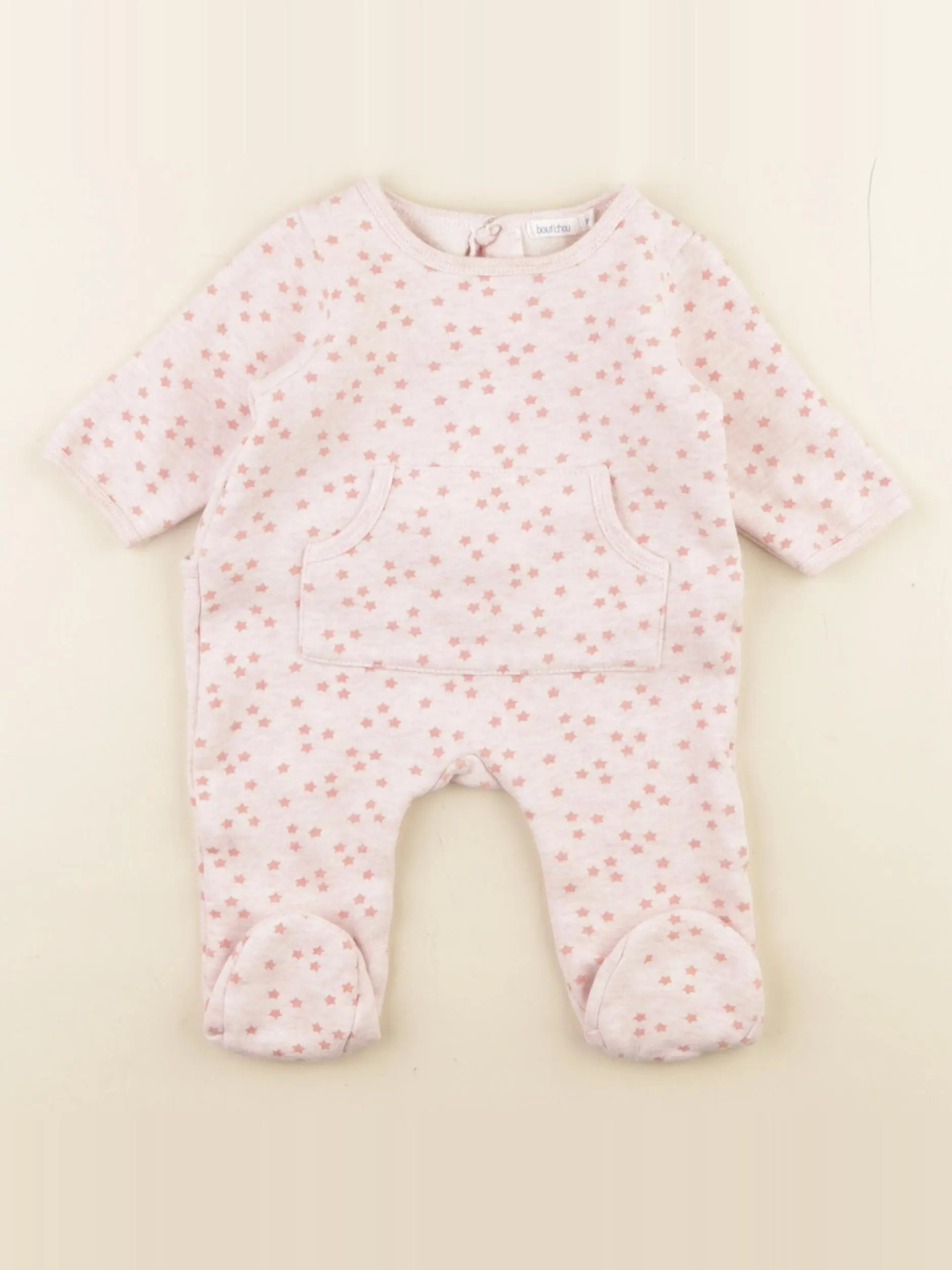 Boutchou - pyjama coton rose - 3 mois