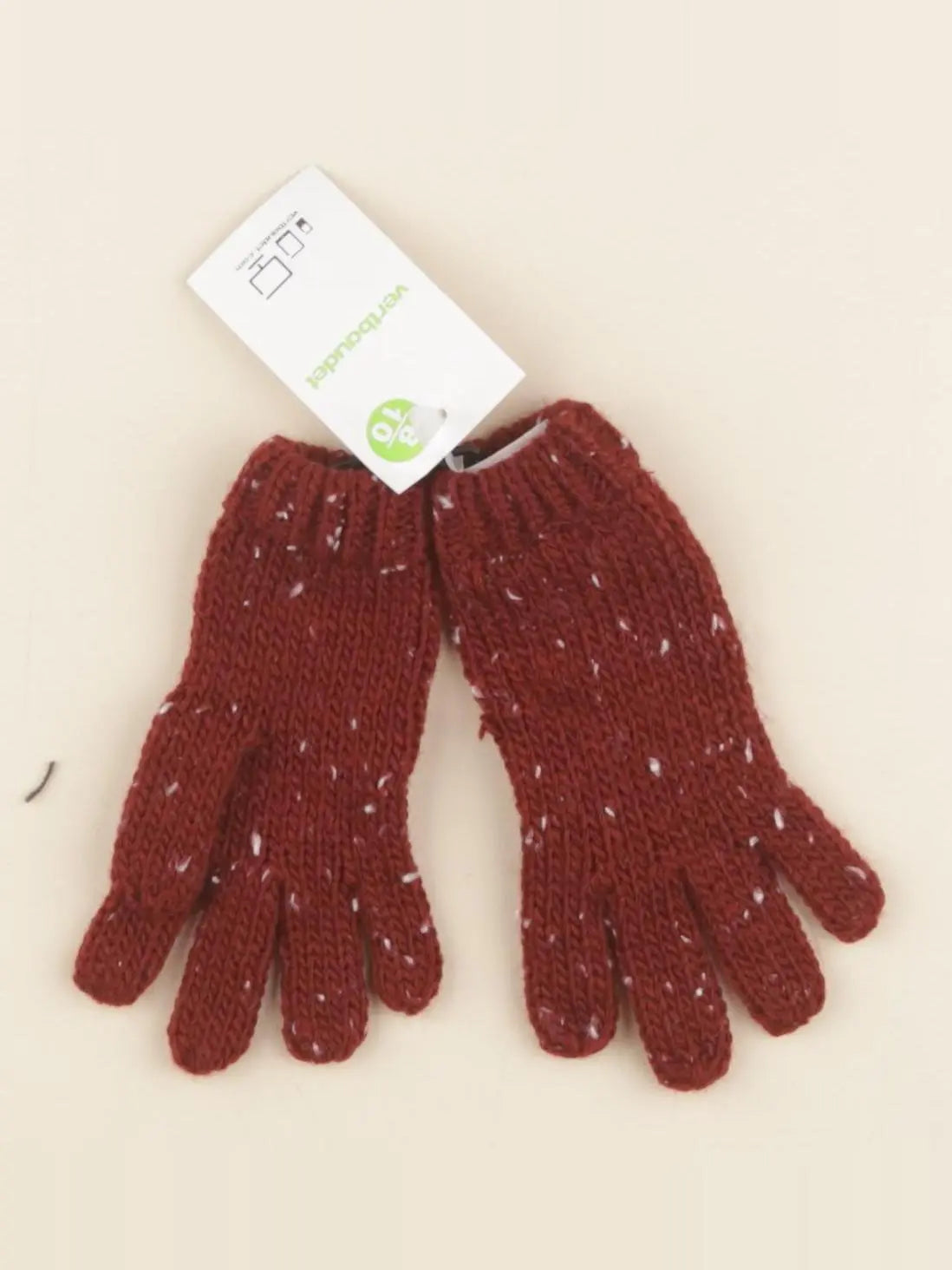 Vertbaudet - gants rouge - 8/10 ans