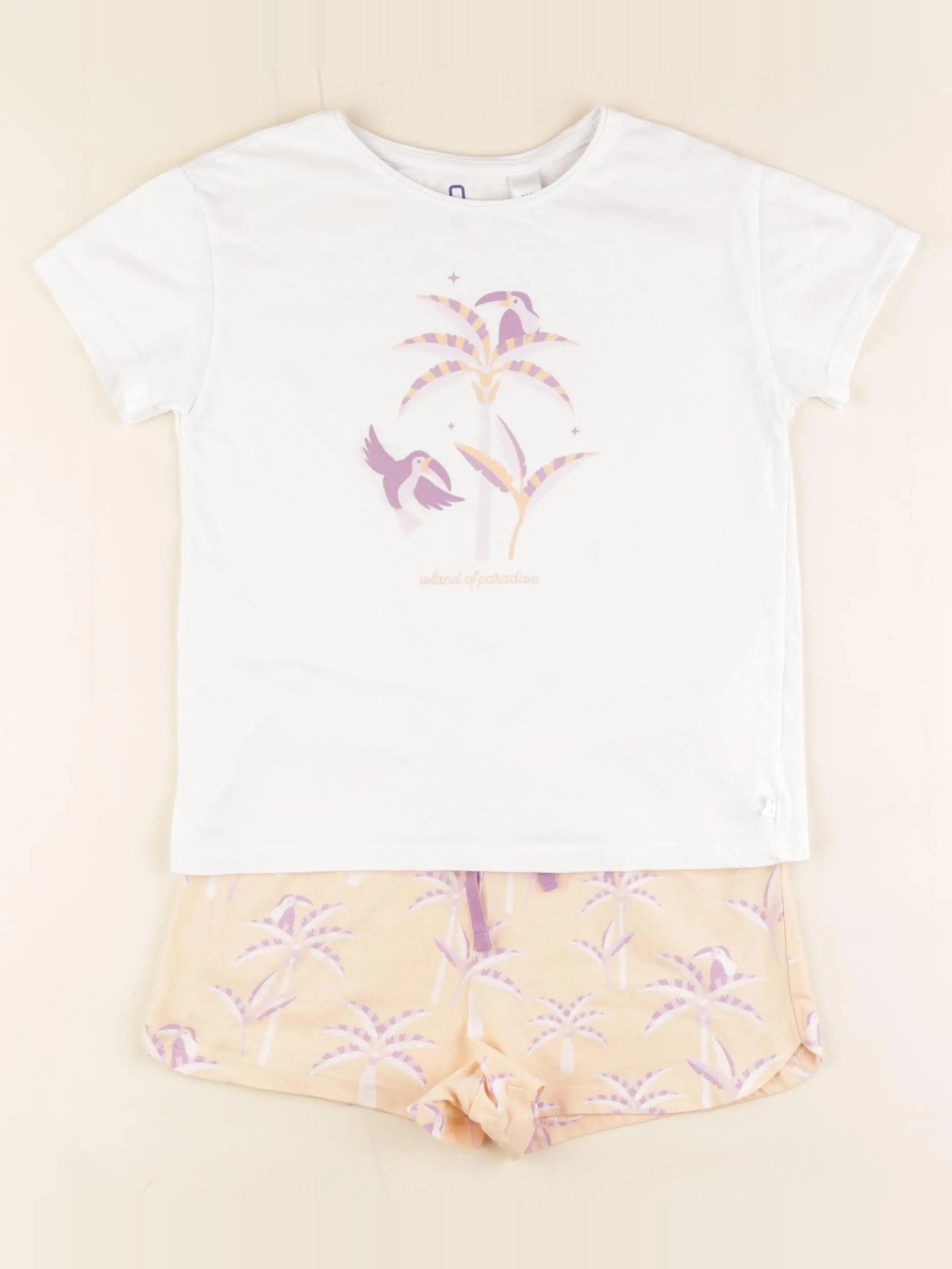 Okaidi - pyjama coton multicolore - 8 ans