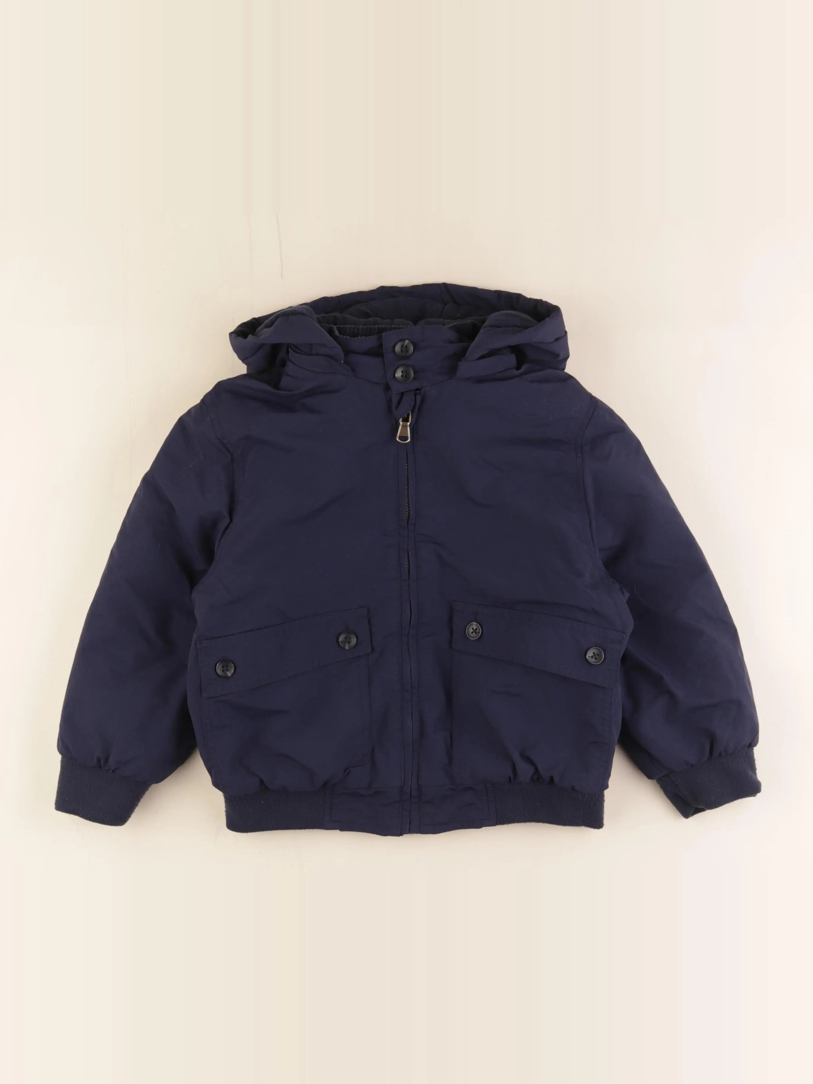 Cyrillus - parka bleu - 6 ans