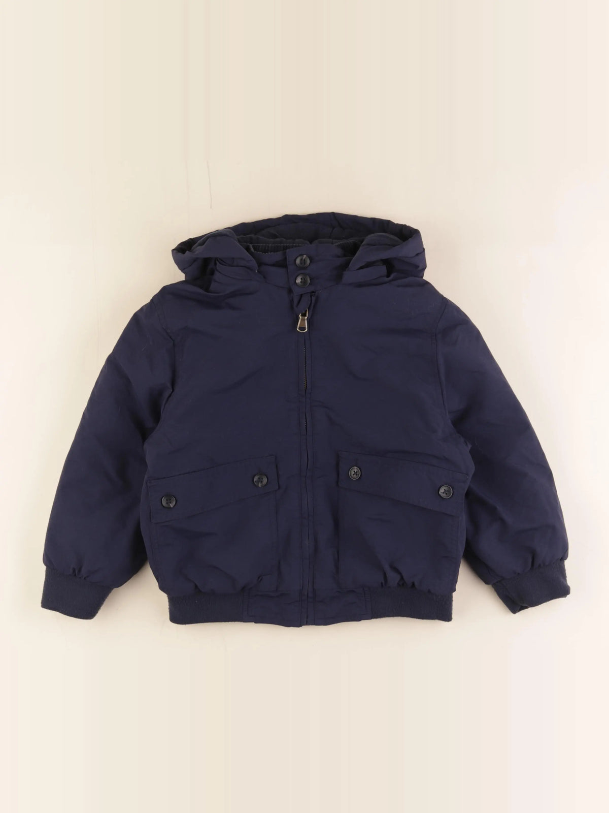 Cyrillus - parka bleu - 6 ans