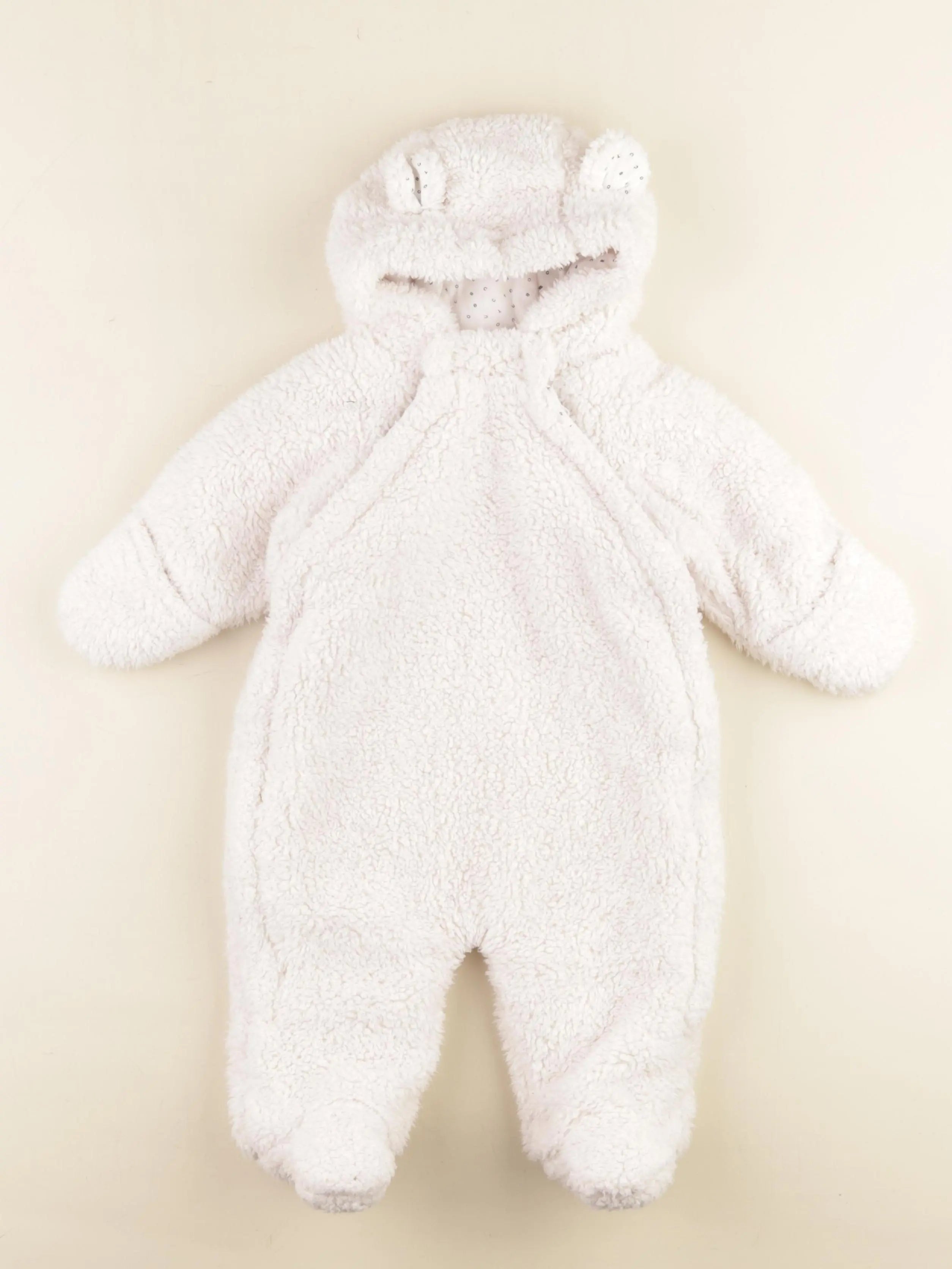 Boutchou - combi-pilote blanc - 3 mois