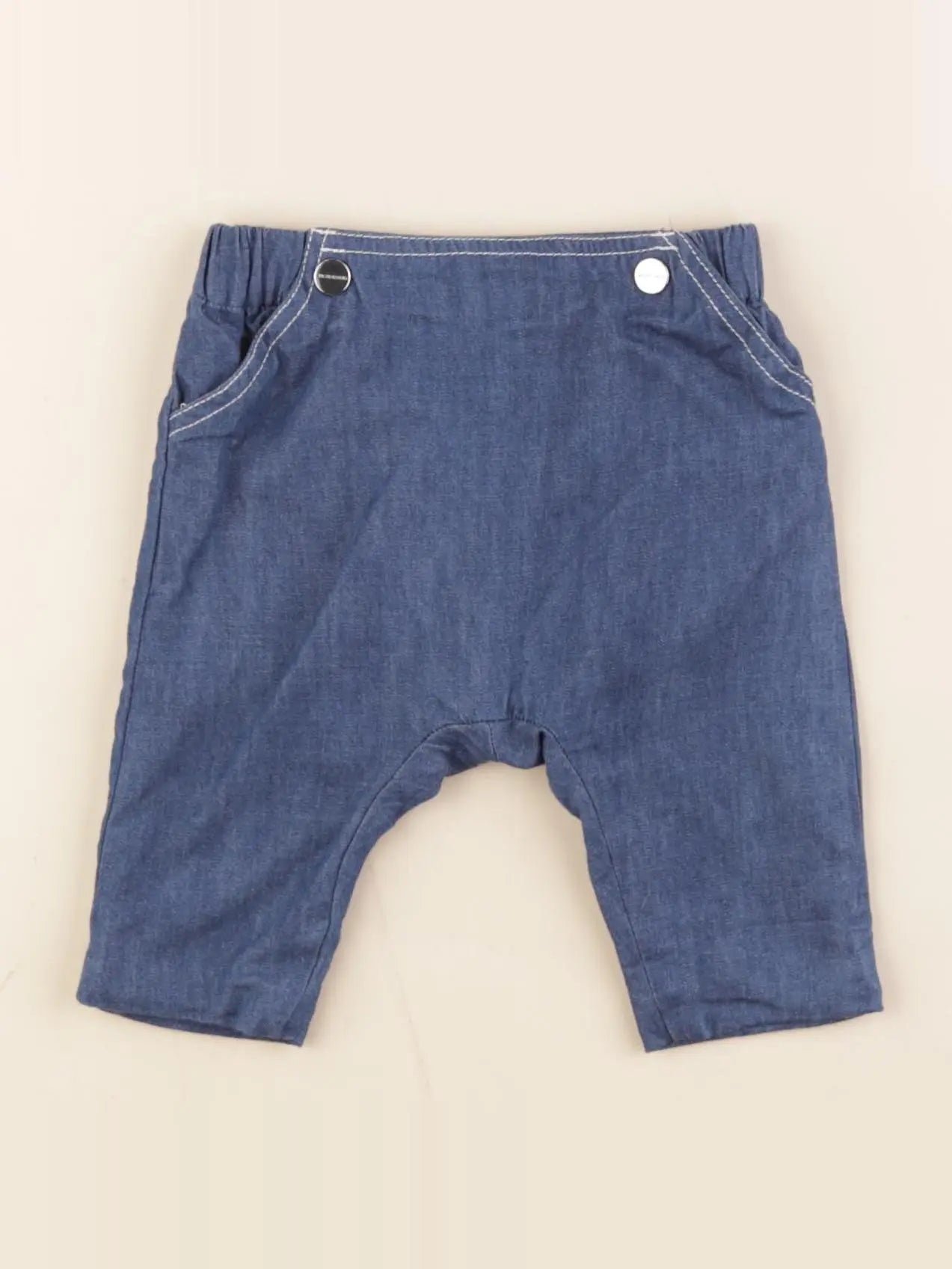 Jacadi - sarouel bleu - 3 mois