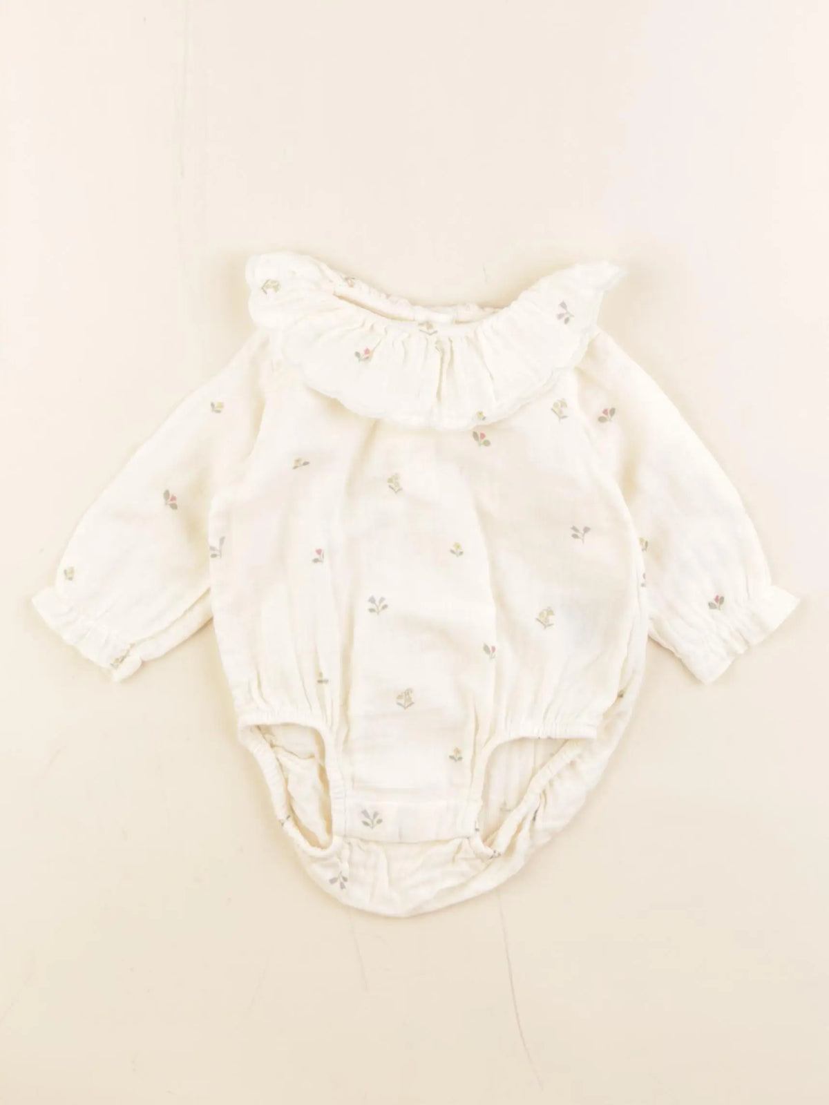 H&M - combinaison beige - 1/2 mois