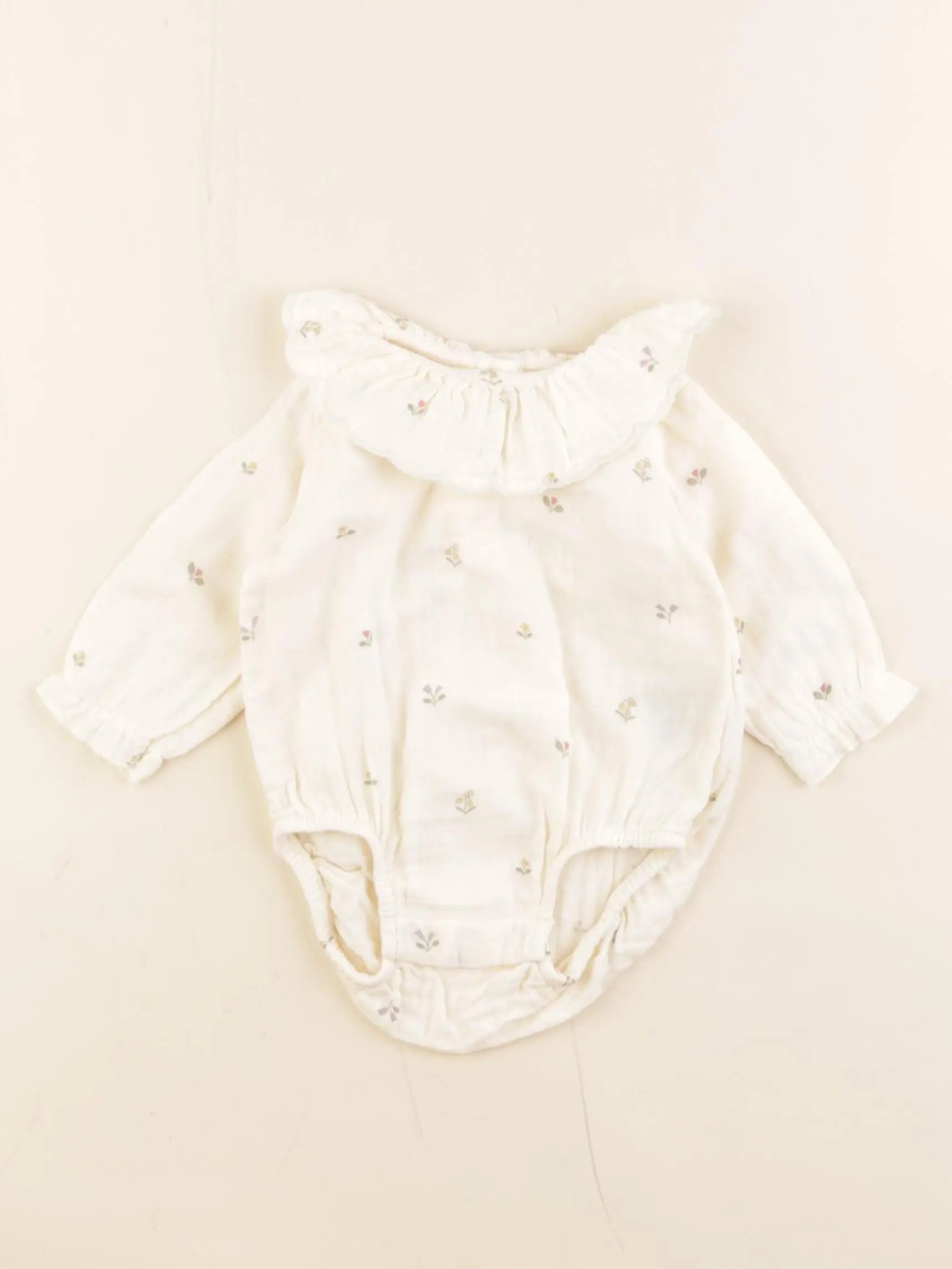 H&M - combinaison beige - 1/2 mois