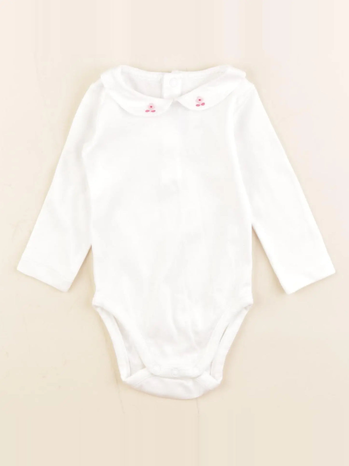 Jacadi - body à col blanc - 6 mois