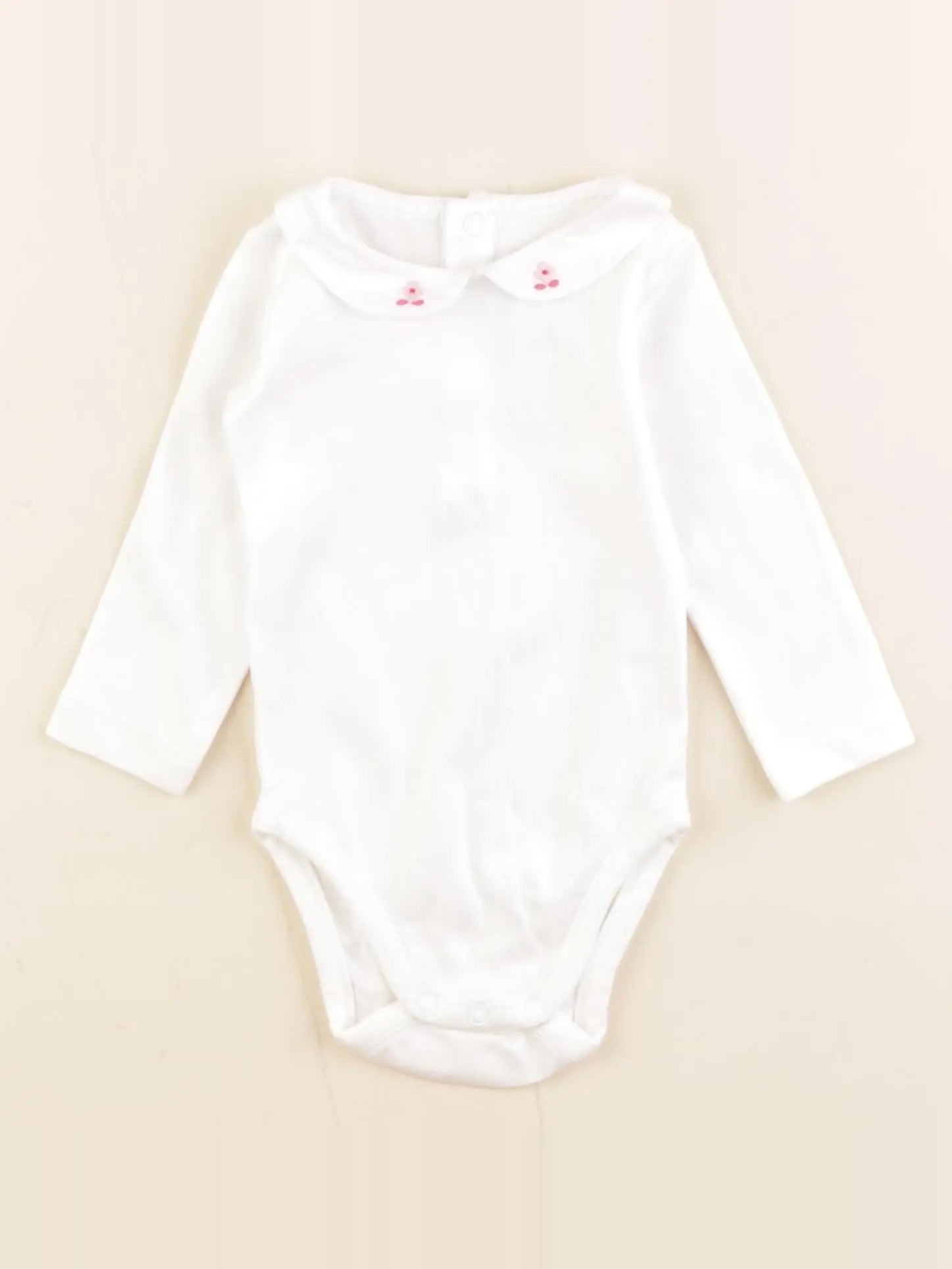 Jacadi - body à col blanc - 6 mois