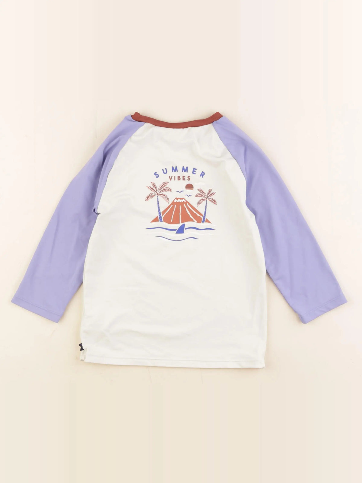 Vertbaudet - tee-shirt de bain multicolore - 6 ans