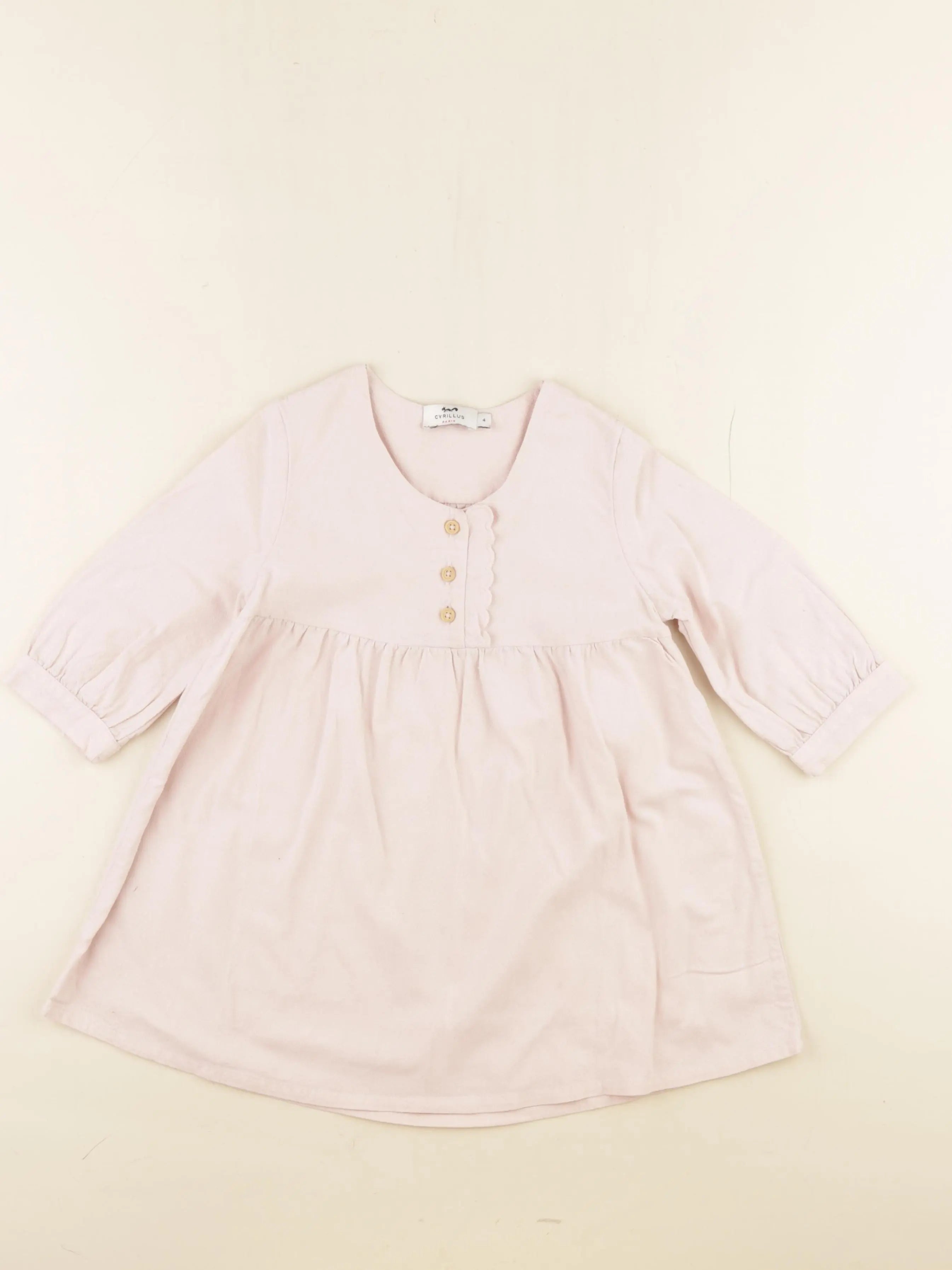 Cyrillus - robe rose - 4 ans