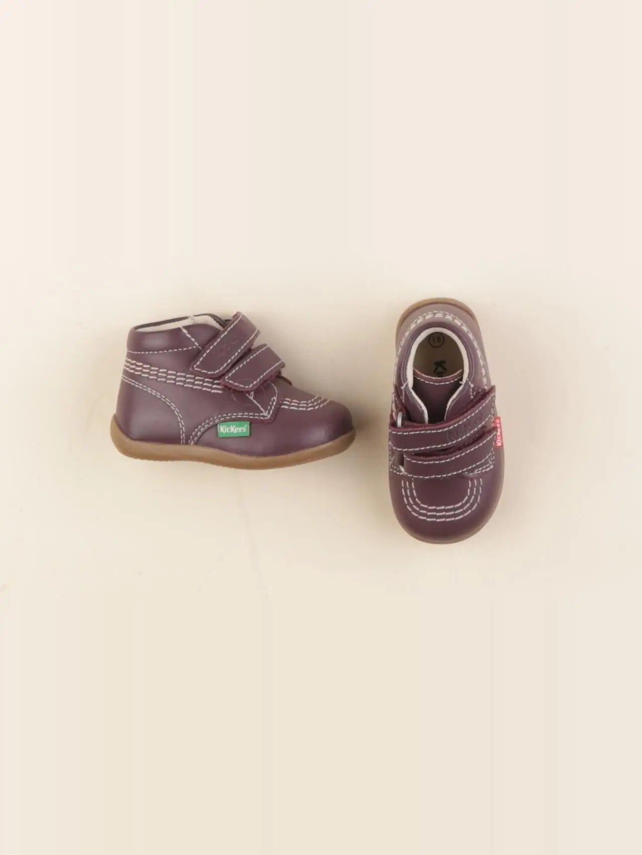 Kickers - bottillons violet - pointure 18
