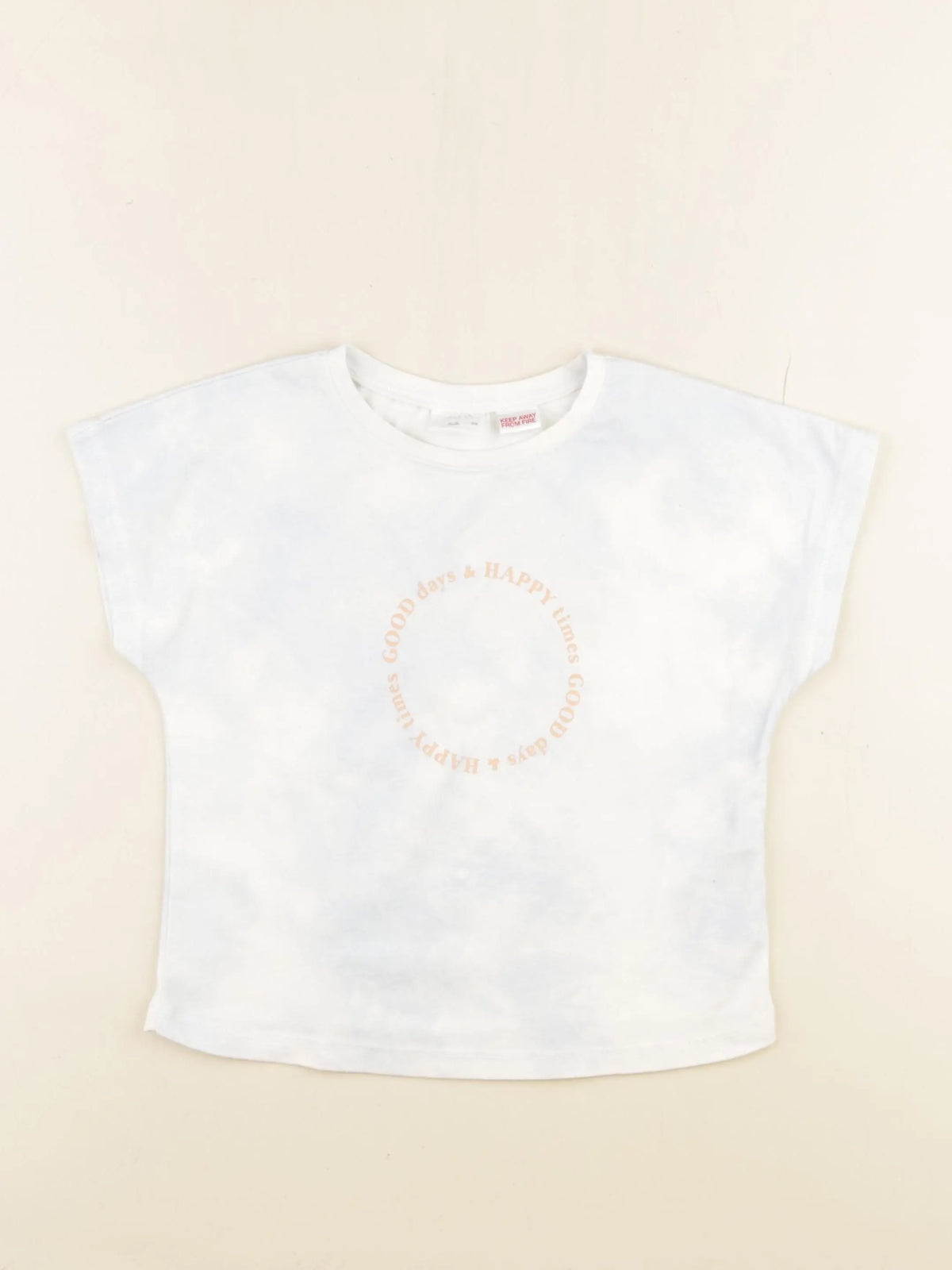 Zara - tee-shirt bleu - 2/3 ans