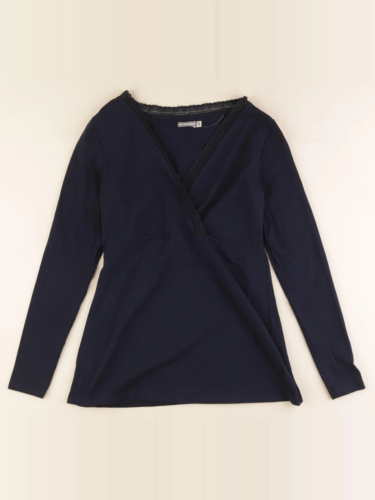 Vertbaudet - tee-shirt allaitement, grossesse bleu - 34 à 36