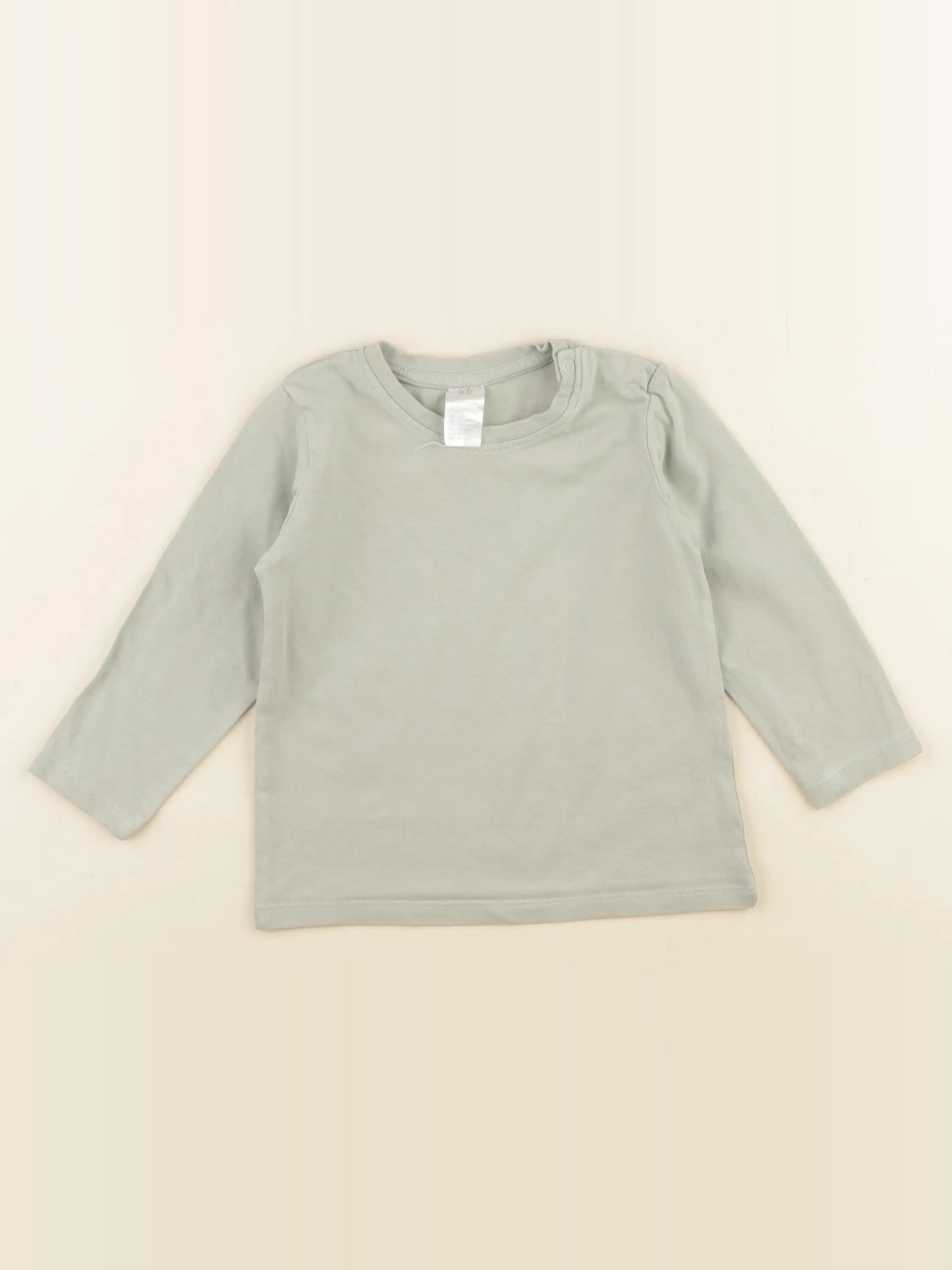 H&M - tee-shirt vert - 12/18 mois