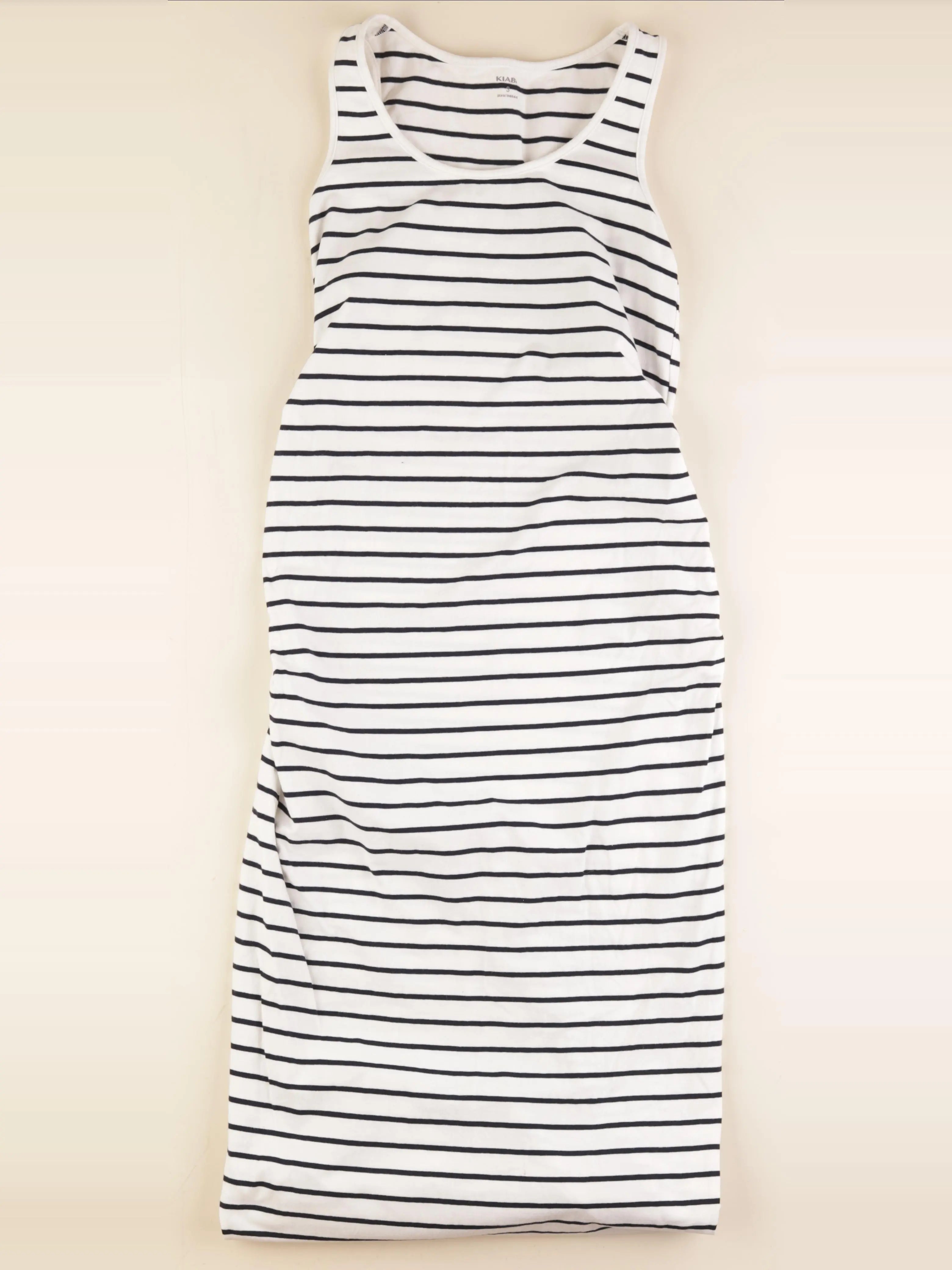 Kiabi - robe grossesse bleu, blanc - s