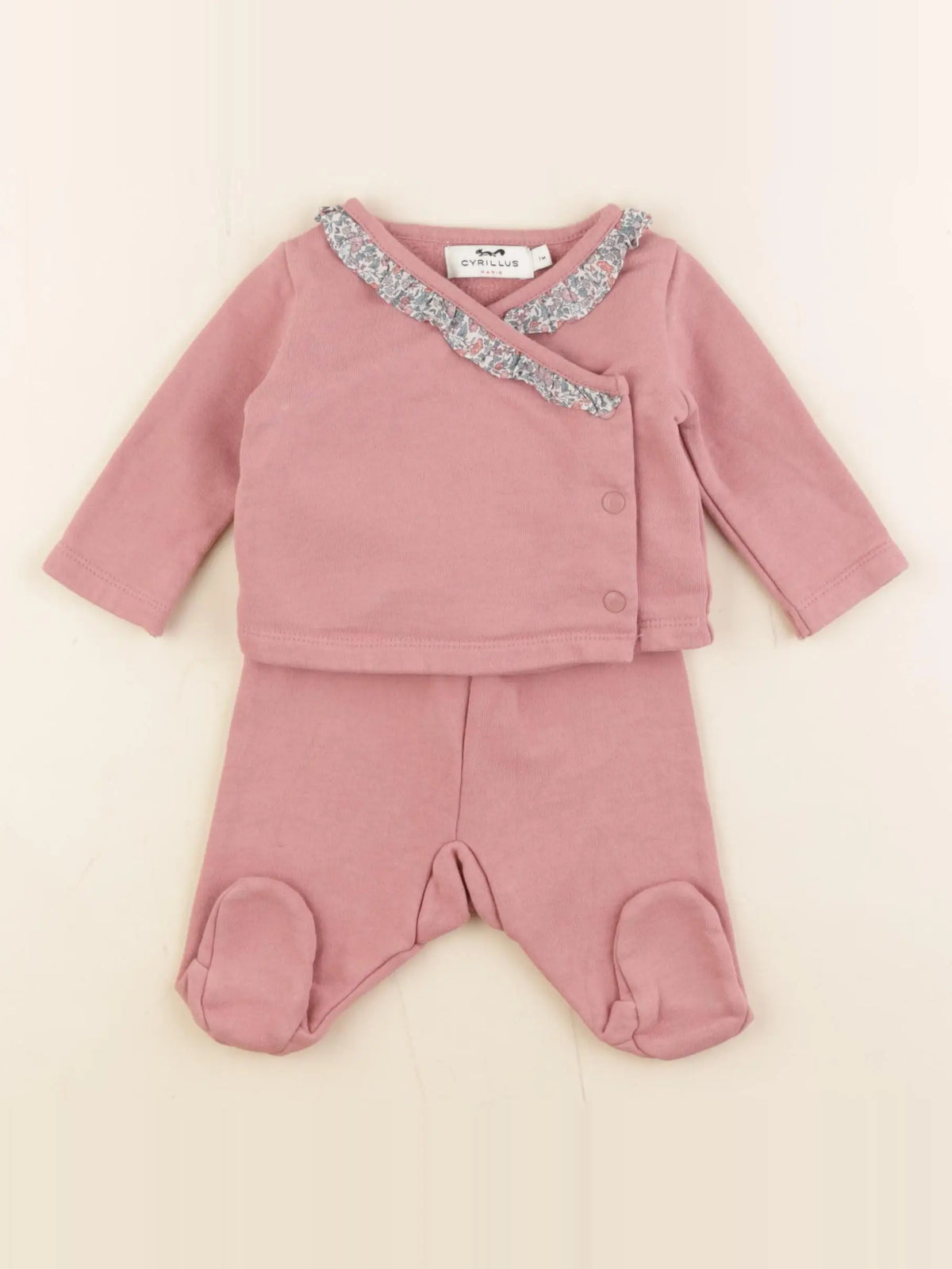 Cyrillus - ensemble rose - 1 mois