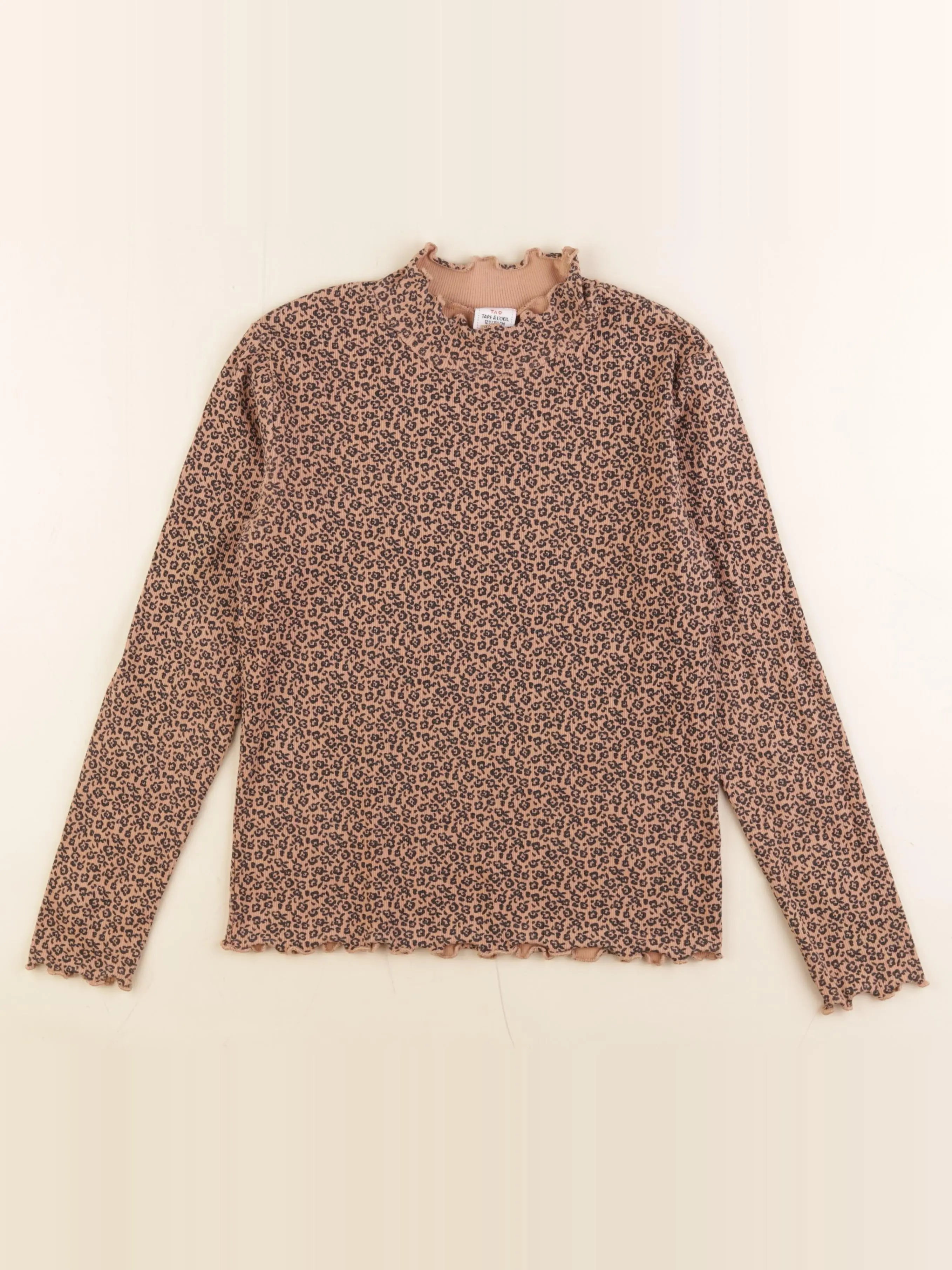 Tape à l'oeil - tee-shirt marron, noir - 12 ans