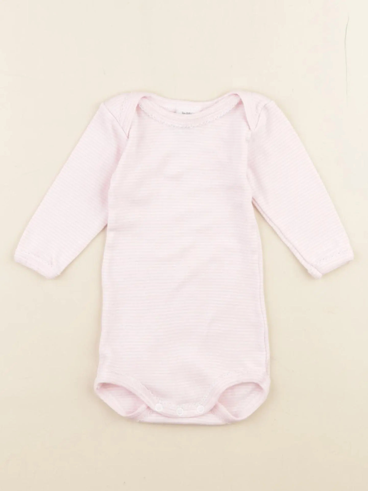 Petit Bateau - body rose - 3 mois