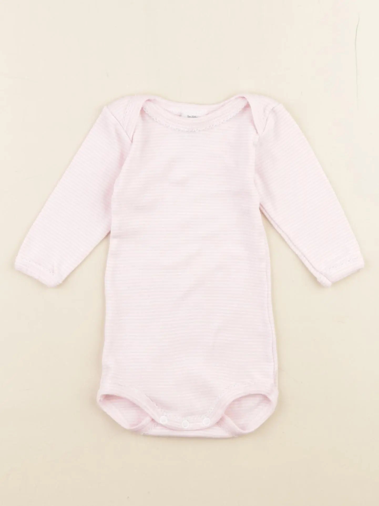 Petit Bateau - body rose - 3 mois