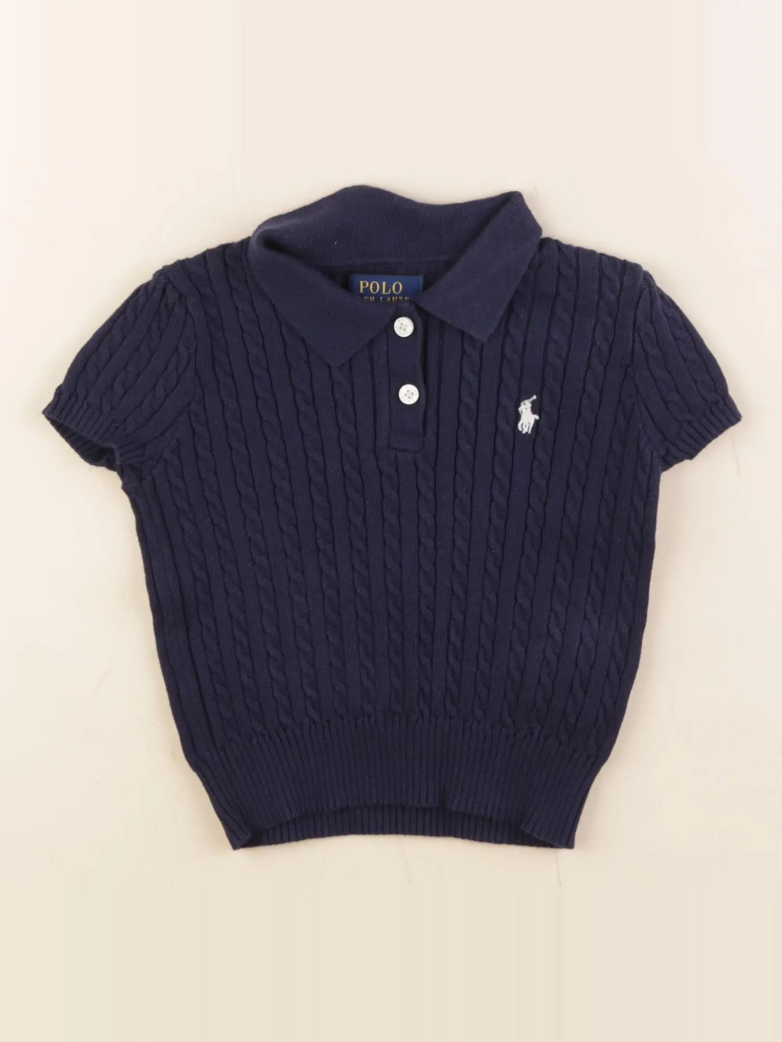 Ralph Lauren - pull bleu - 4 ans