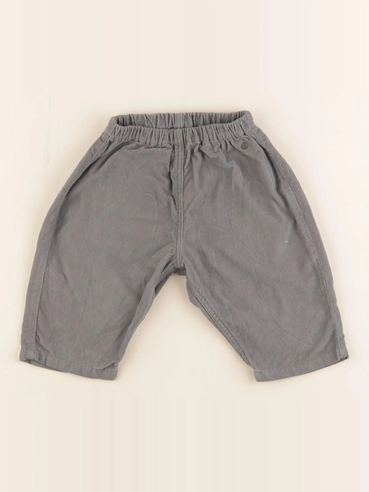 Petit Bateau - pantalon gris - 6 mois