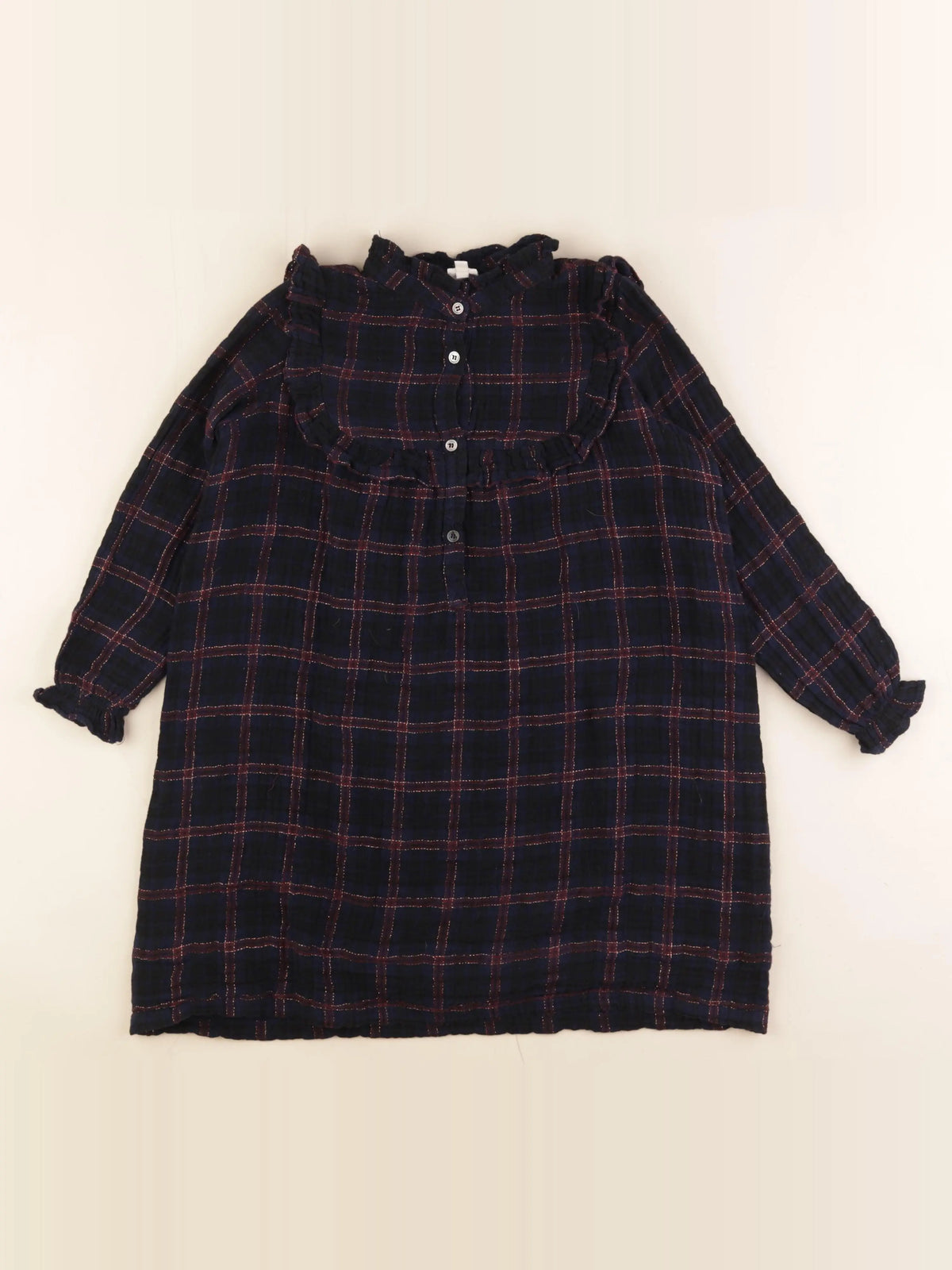 Bonton - robe bleu, noir - 8 ans